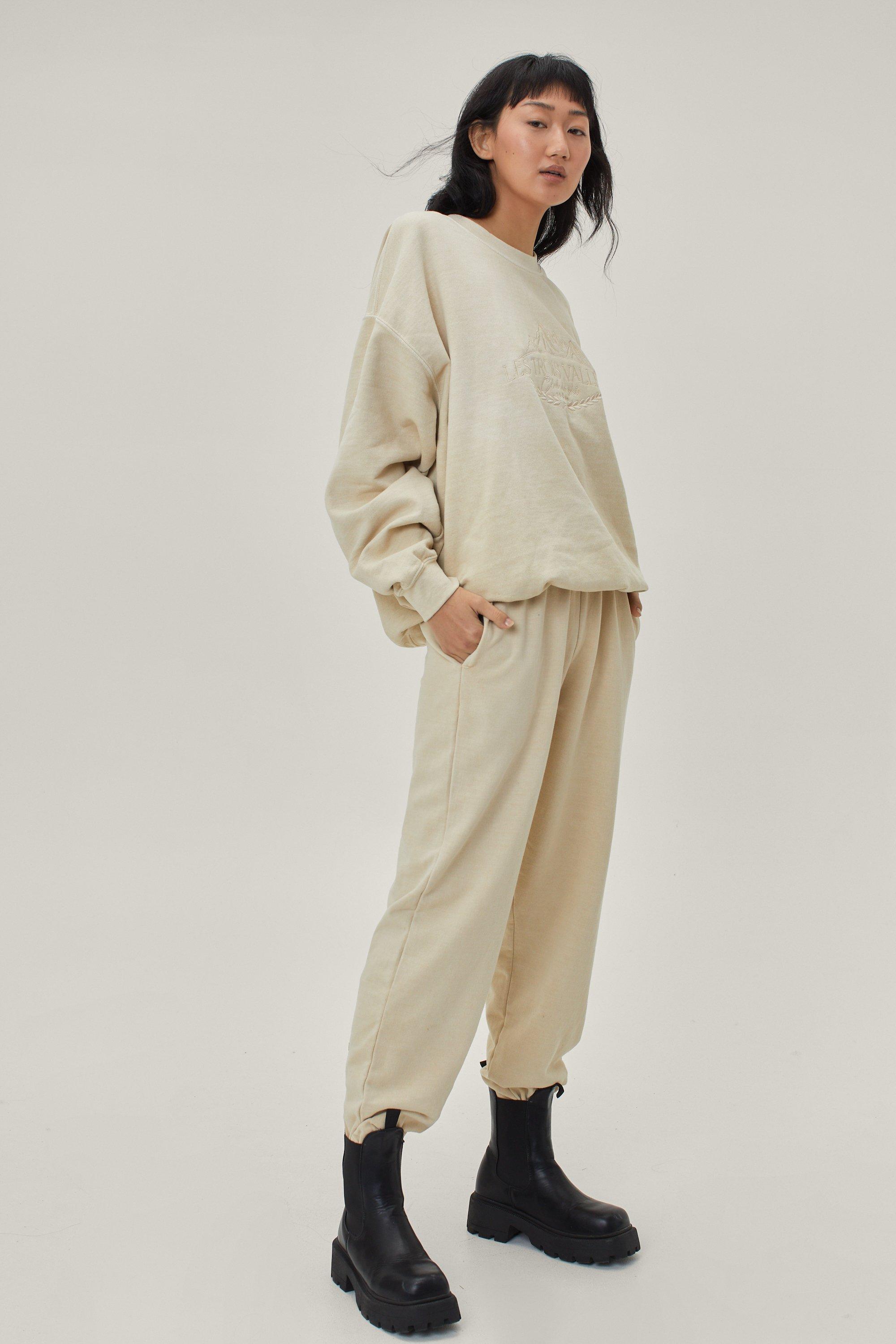 Le Trois Vallees Overdye Jogger - Beige - S, Beige