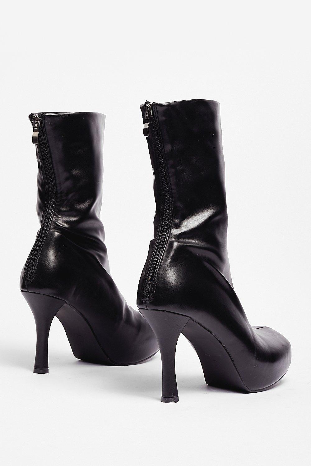 bottines chaussettes plateforme