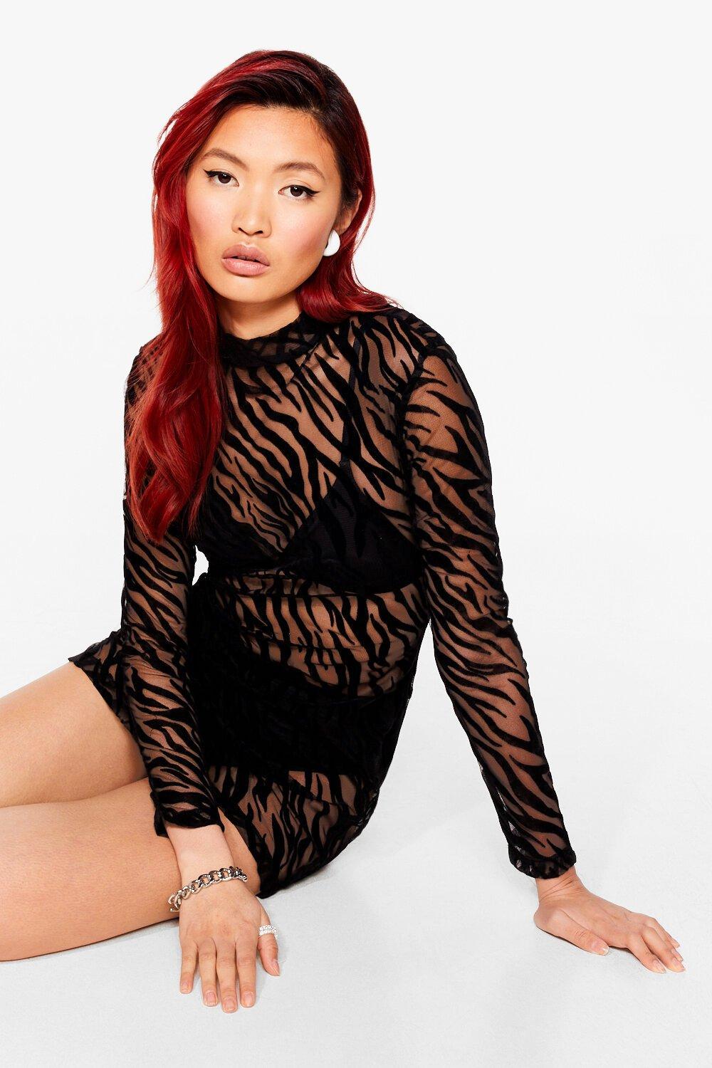 robe tres transparente