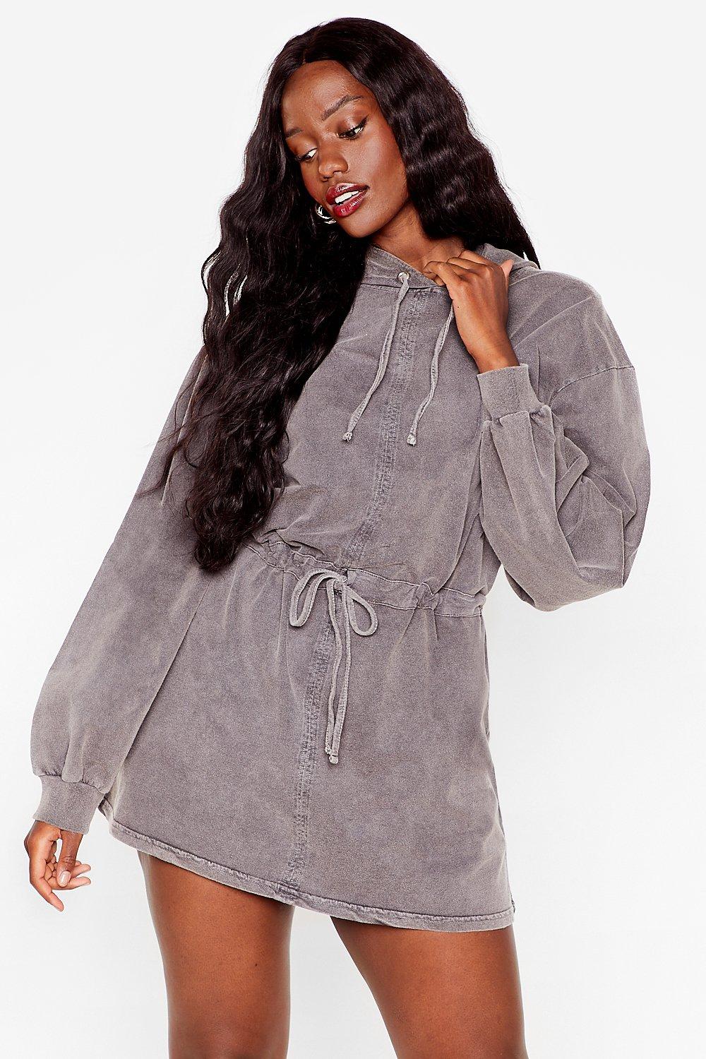 robe sweat a capuche grande taille