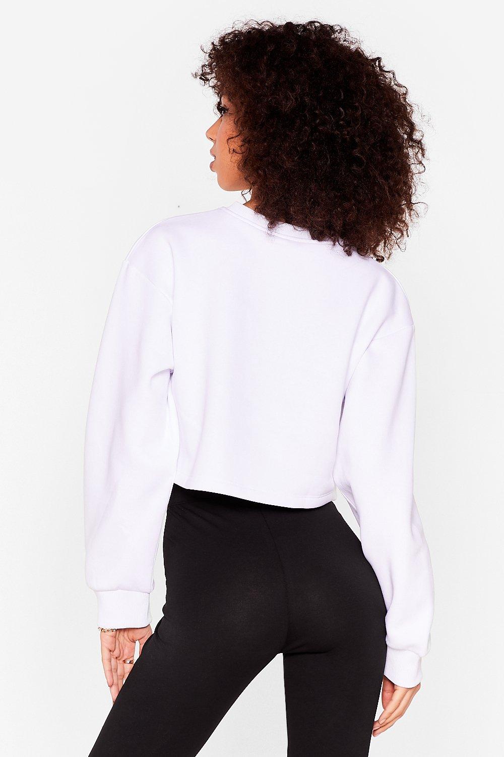 nasty gal cropped sweater