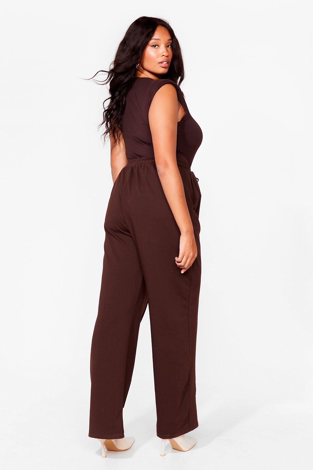 wide leg joggers plus size