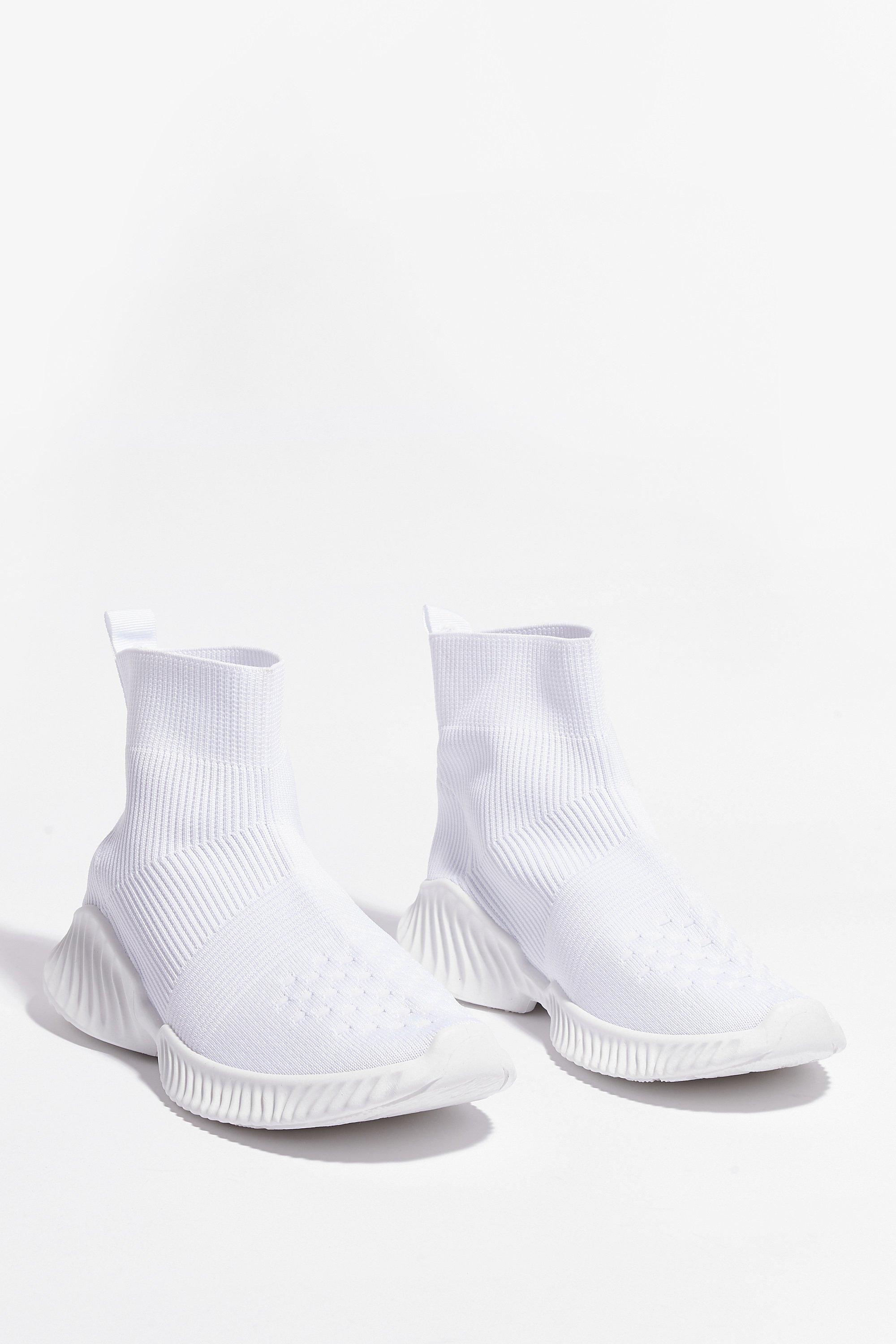 basket chaussette montante