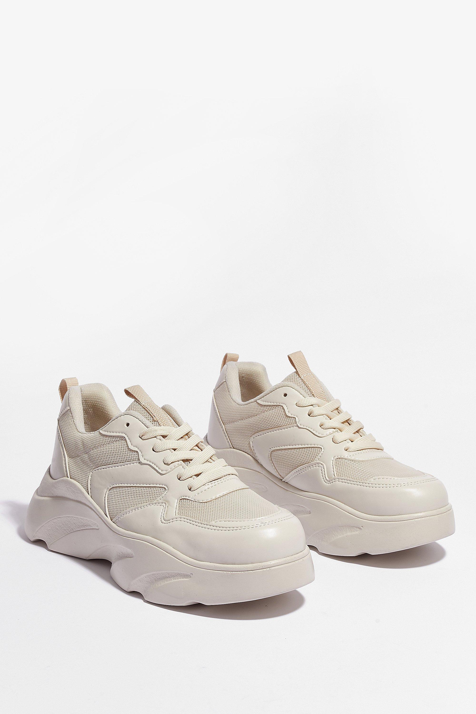 cut out chunky trainers