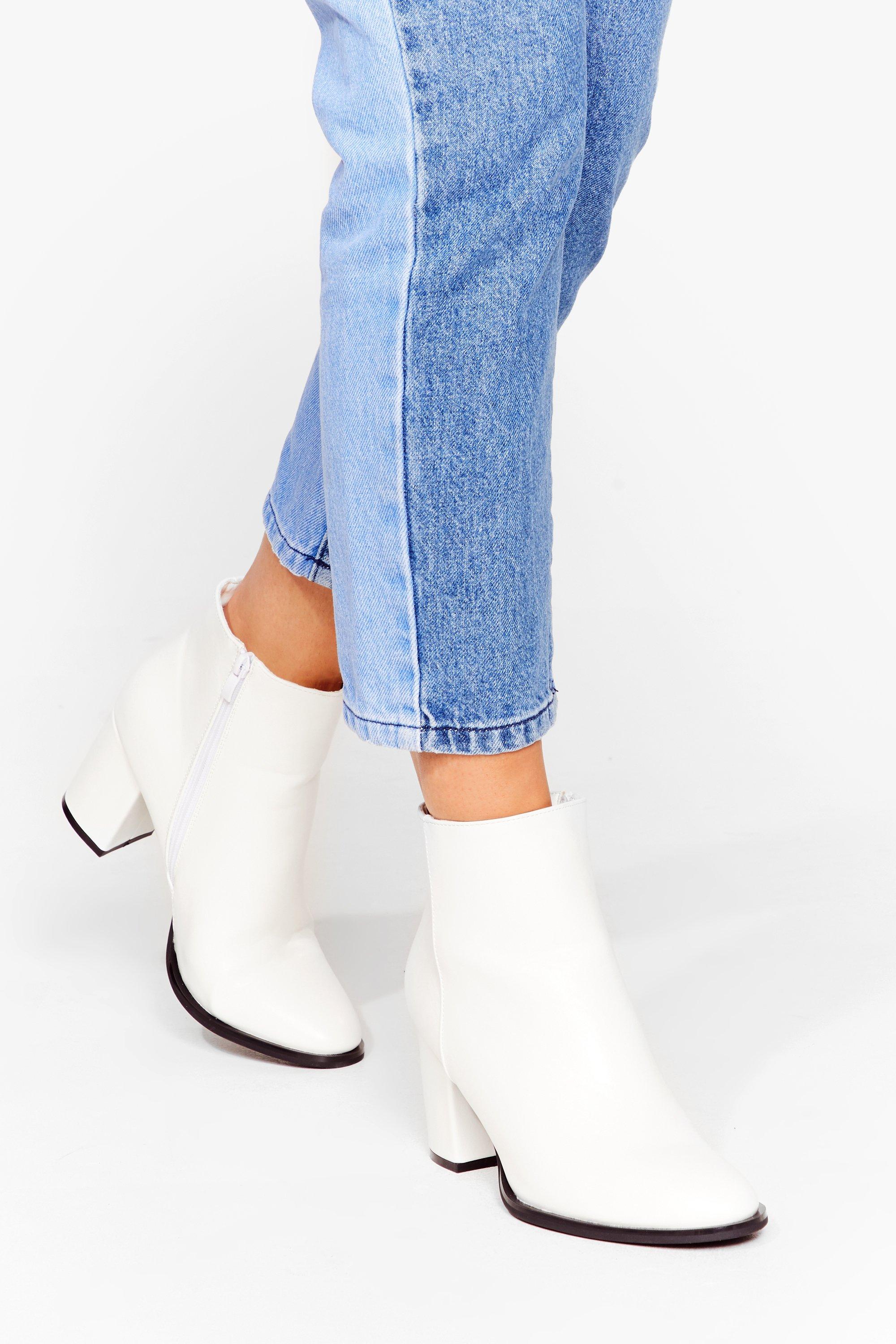 low heel ankle boots