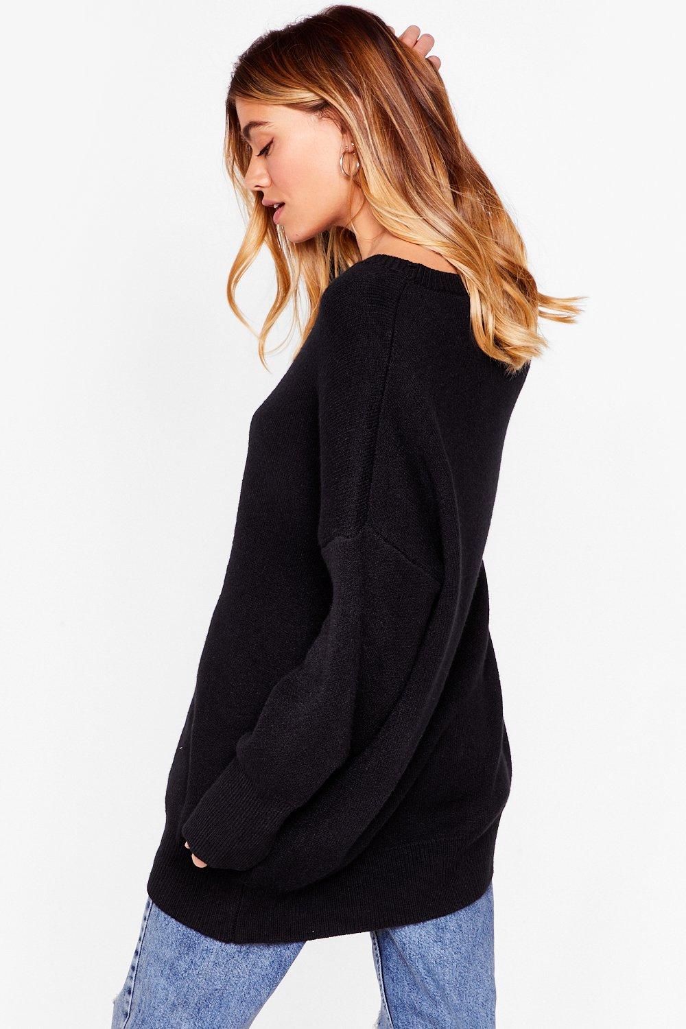 black summer sweater