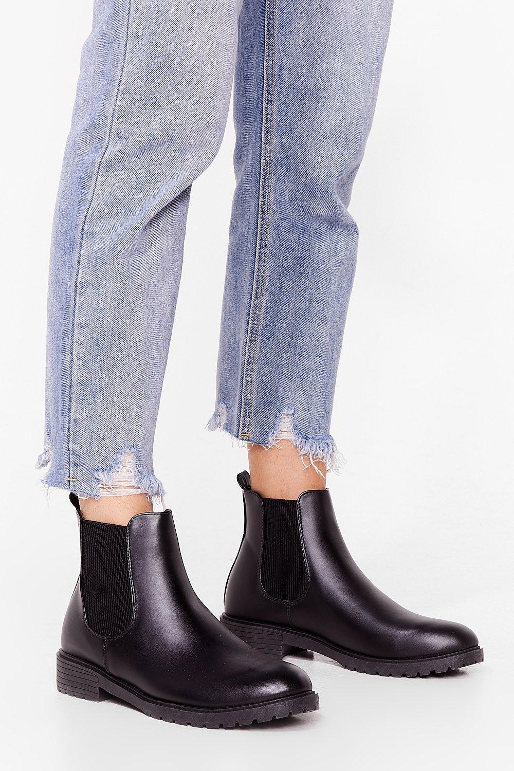 wide flat boots