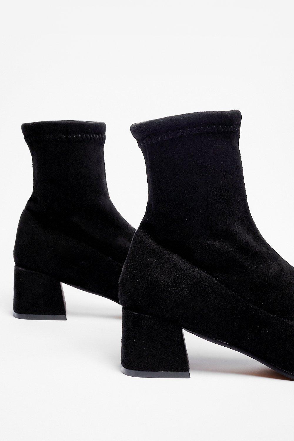 bottine chaussette a talon