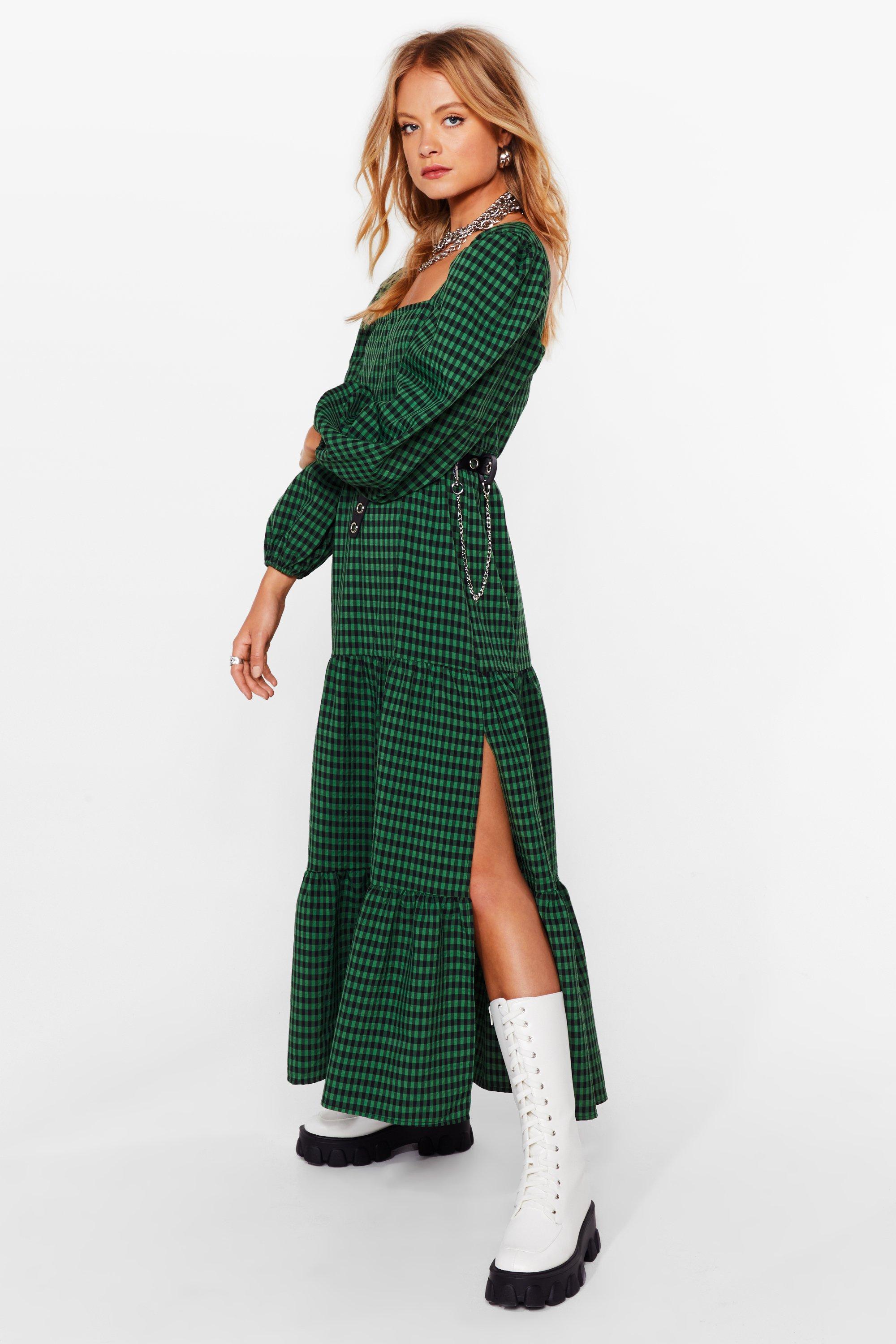 smock dress maxi