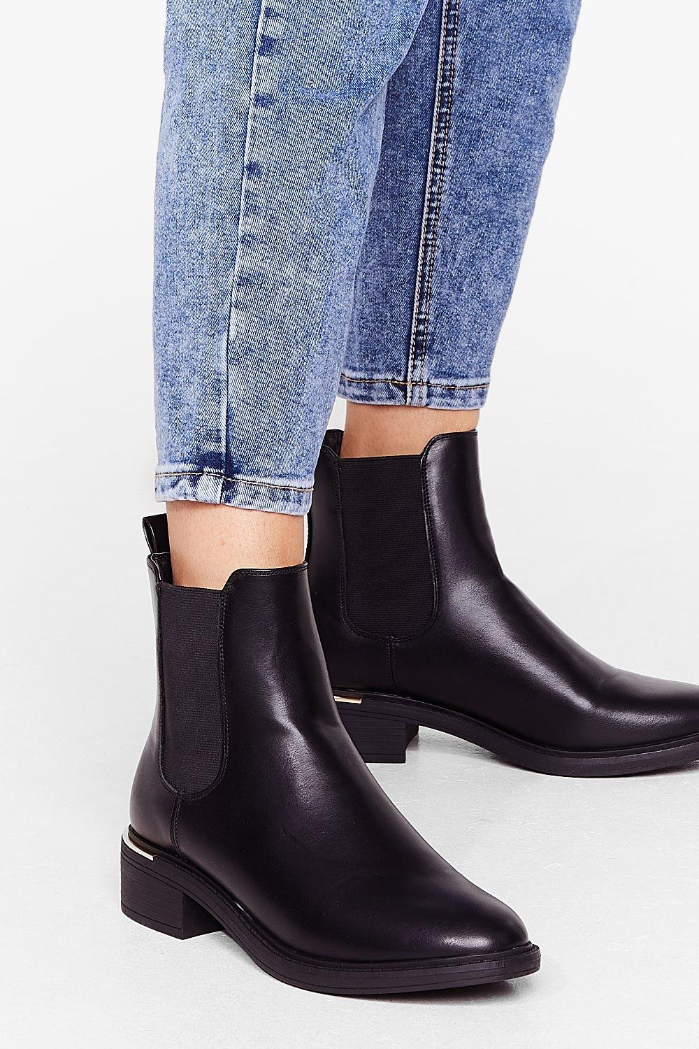 bottines chelsea a talon
