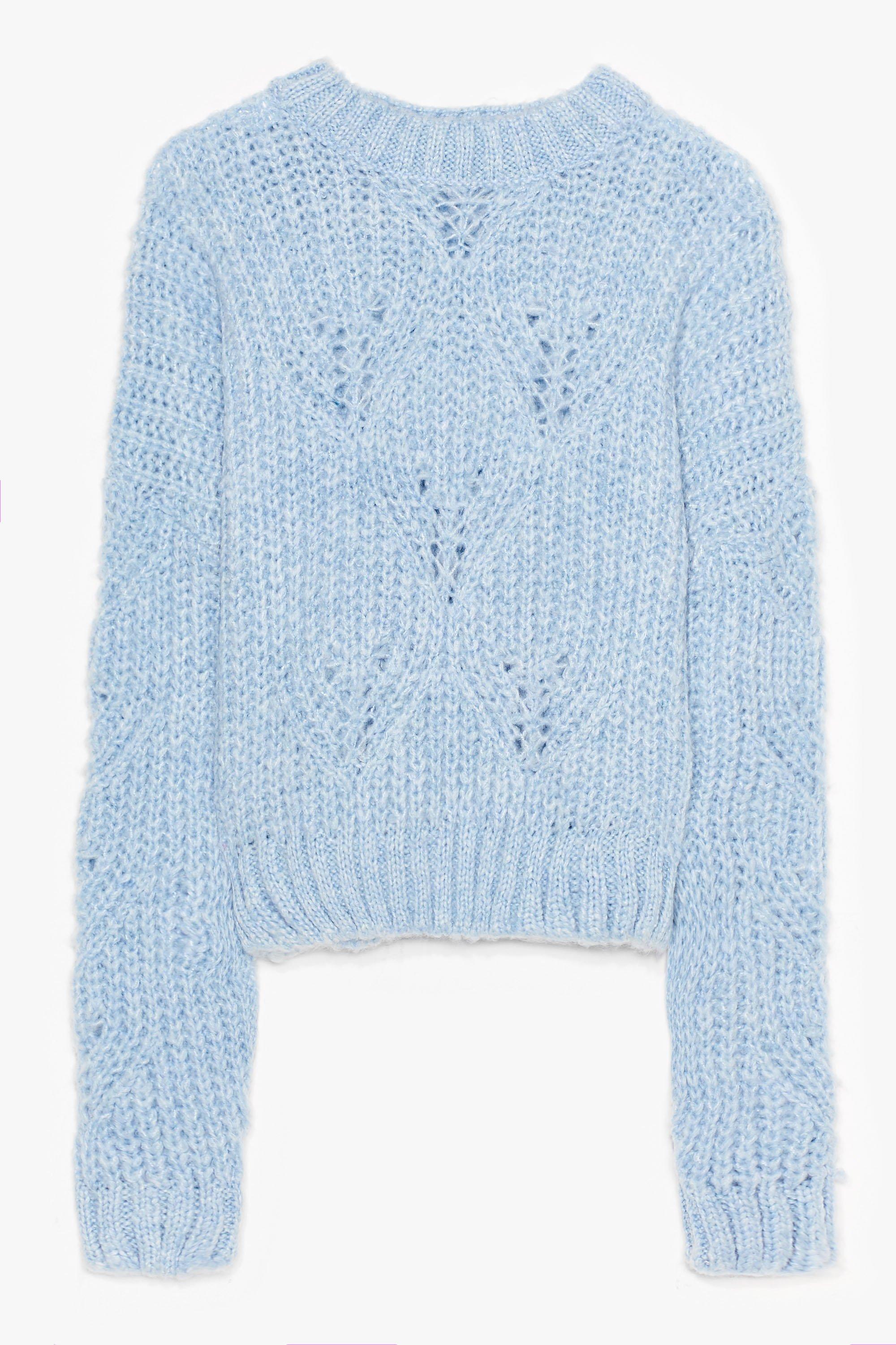 plus cable knit sweater