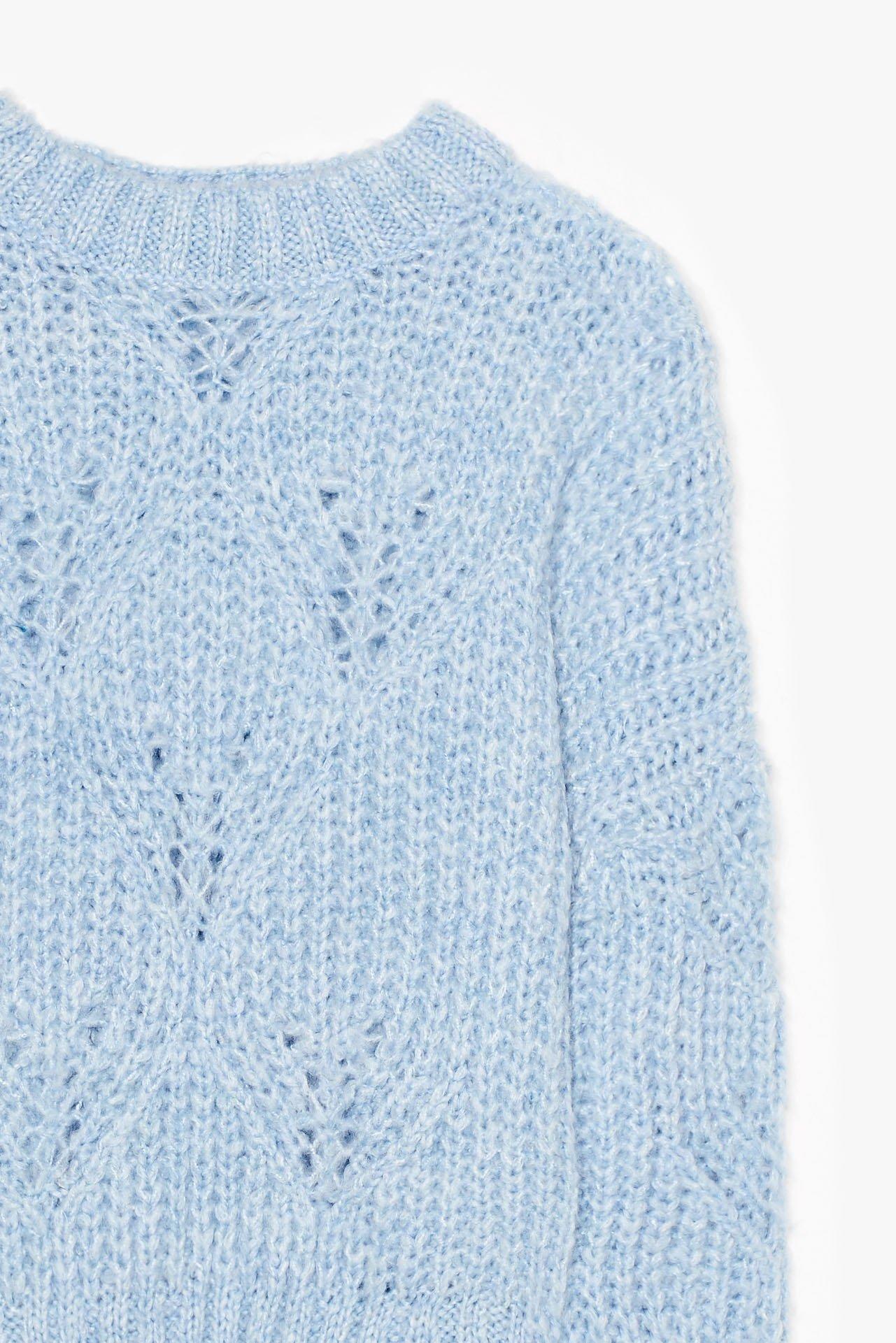 plus cable knit sweater