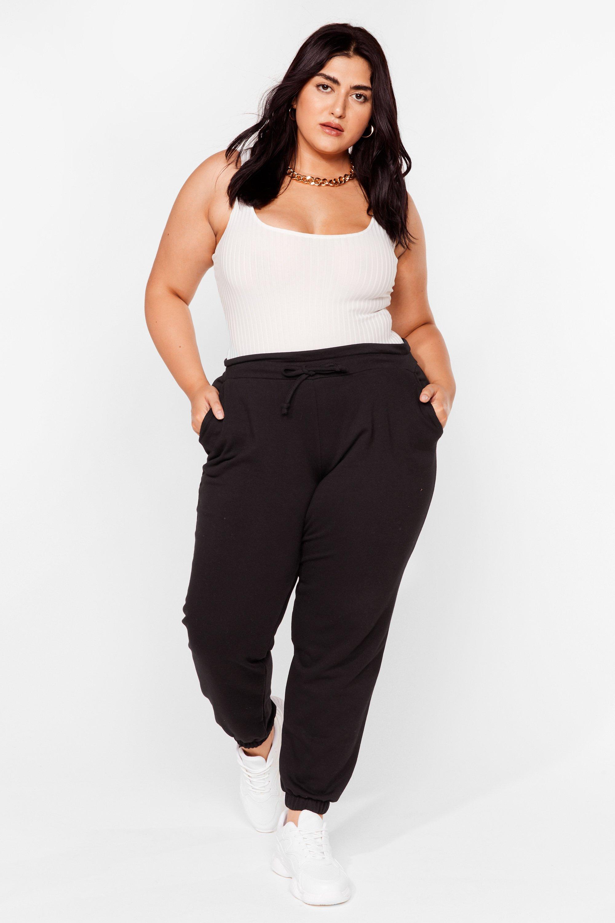 plus size joggers