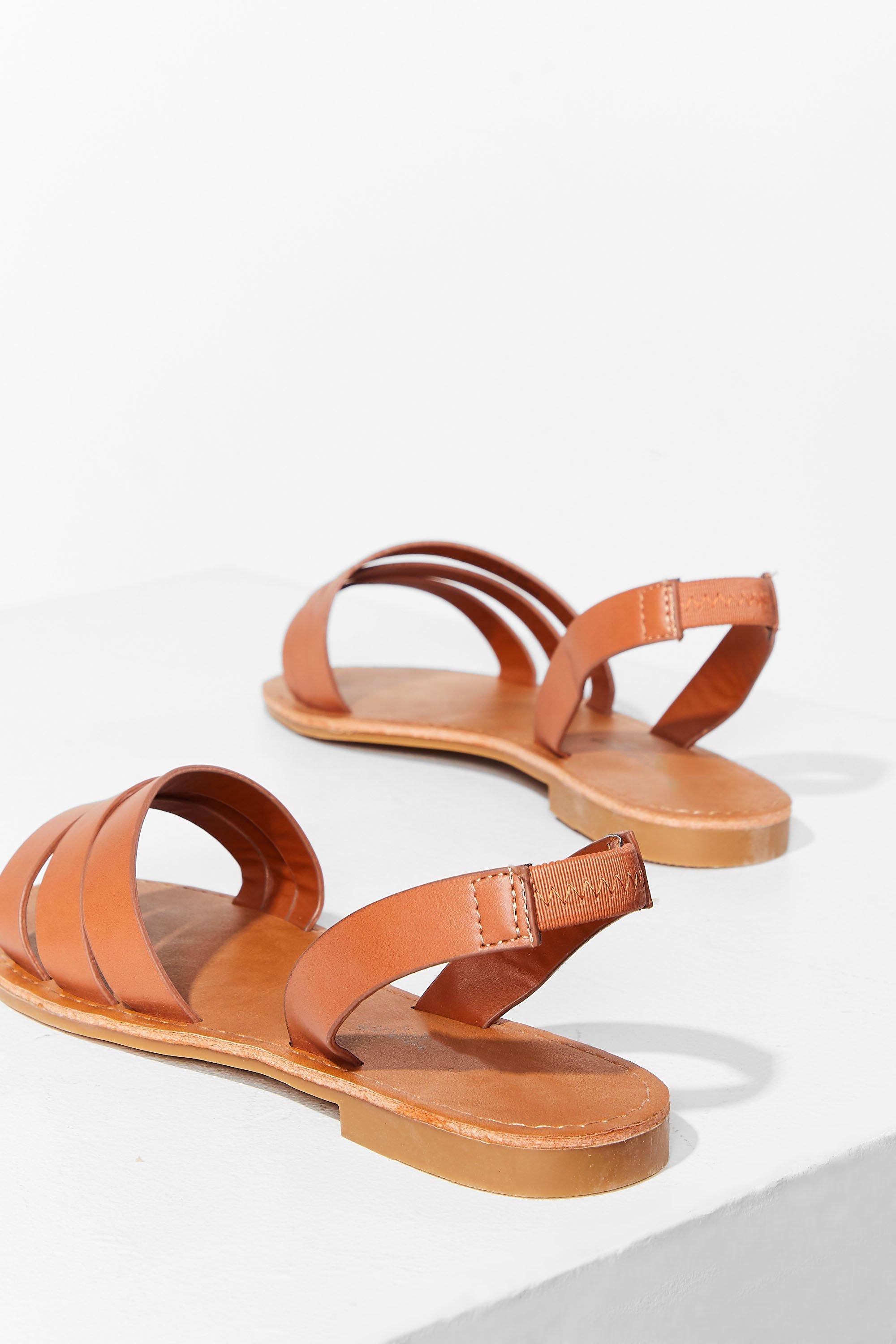 wide fit flat sandals