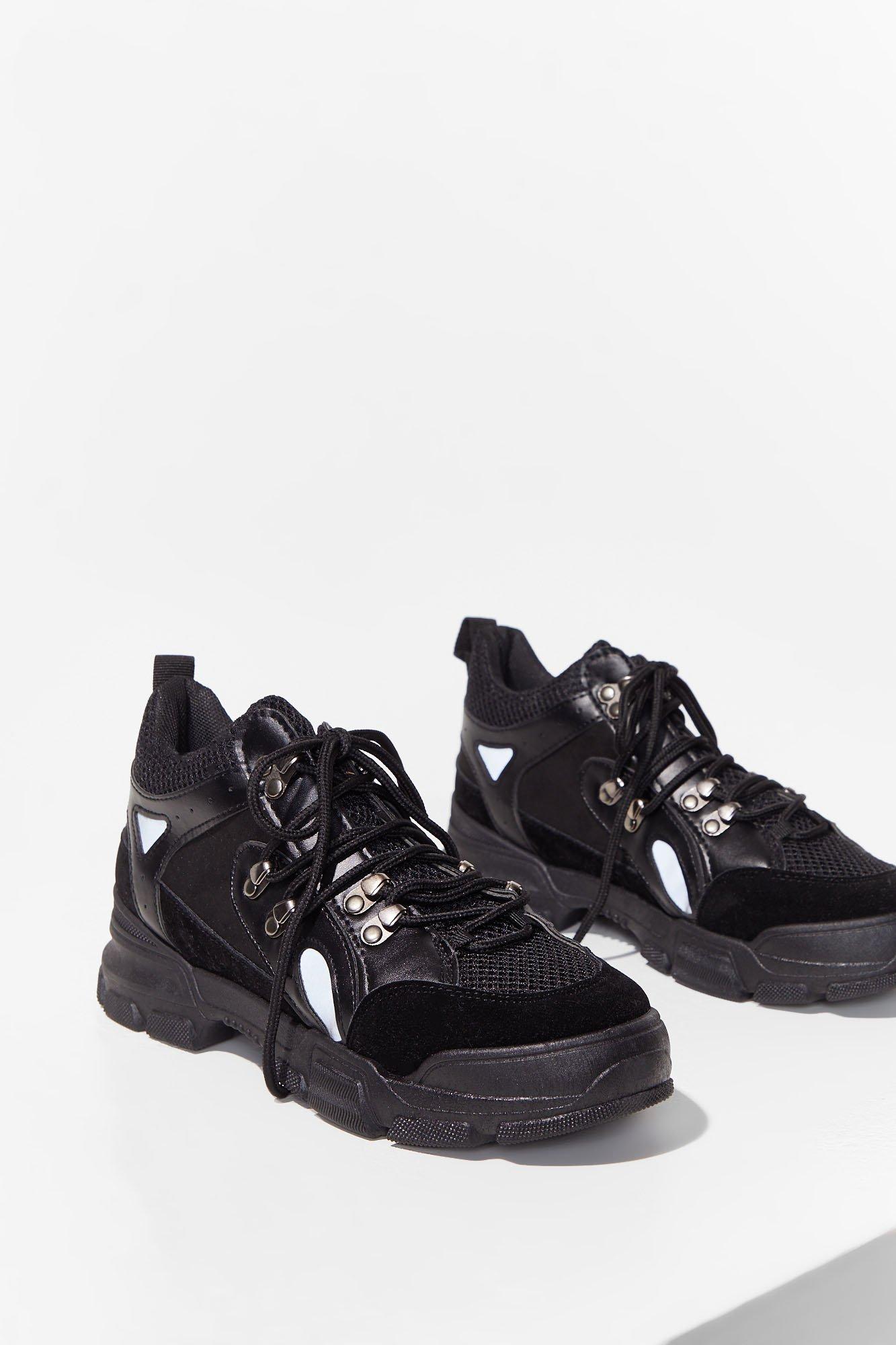 chunky lace up shoes