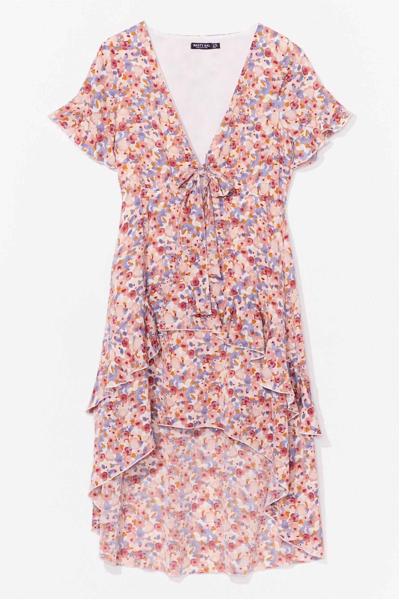 blush tea dress