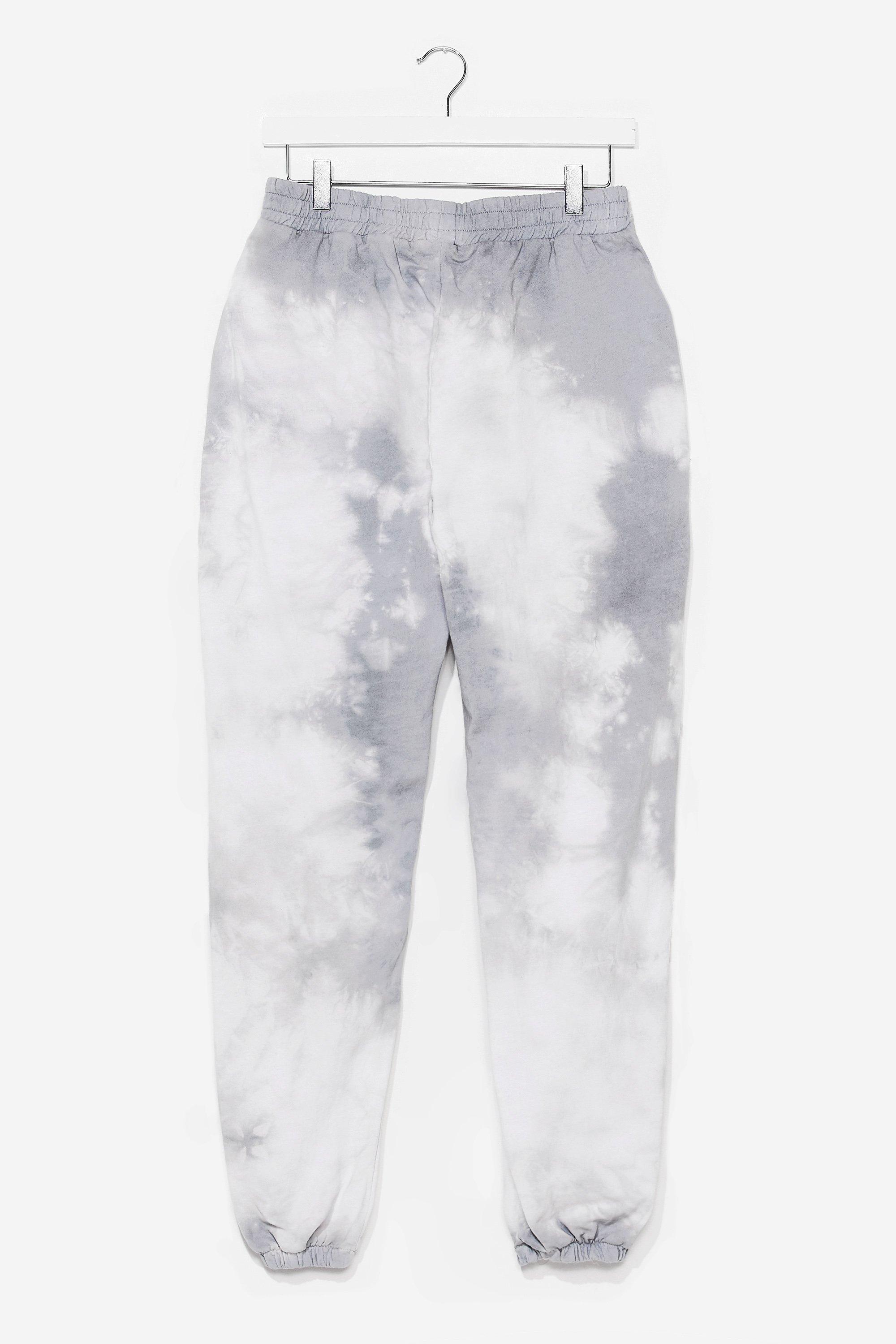 bleached gray sweatpants