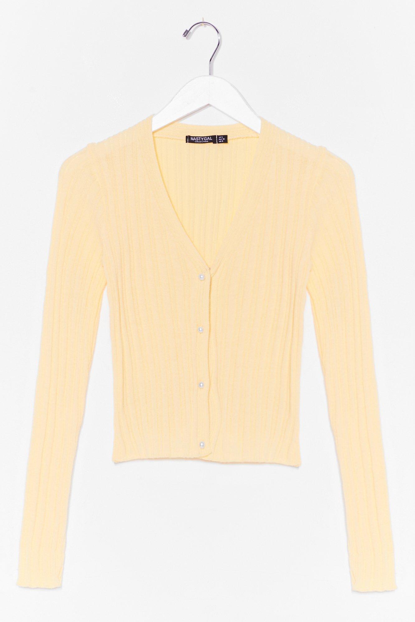 lemon baby cardigan