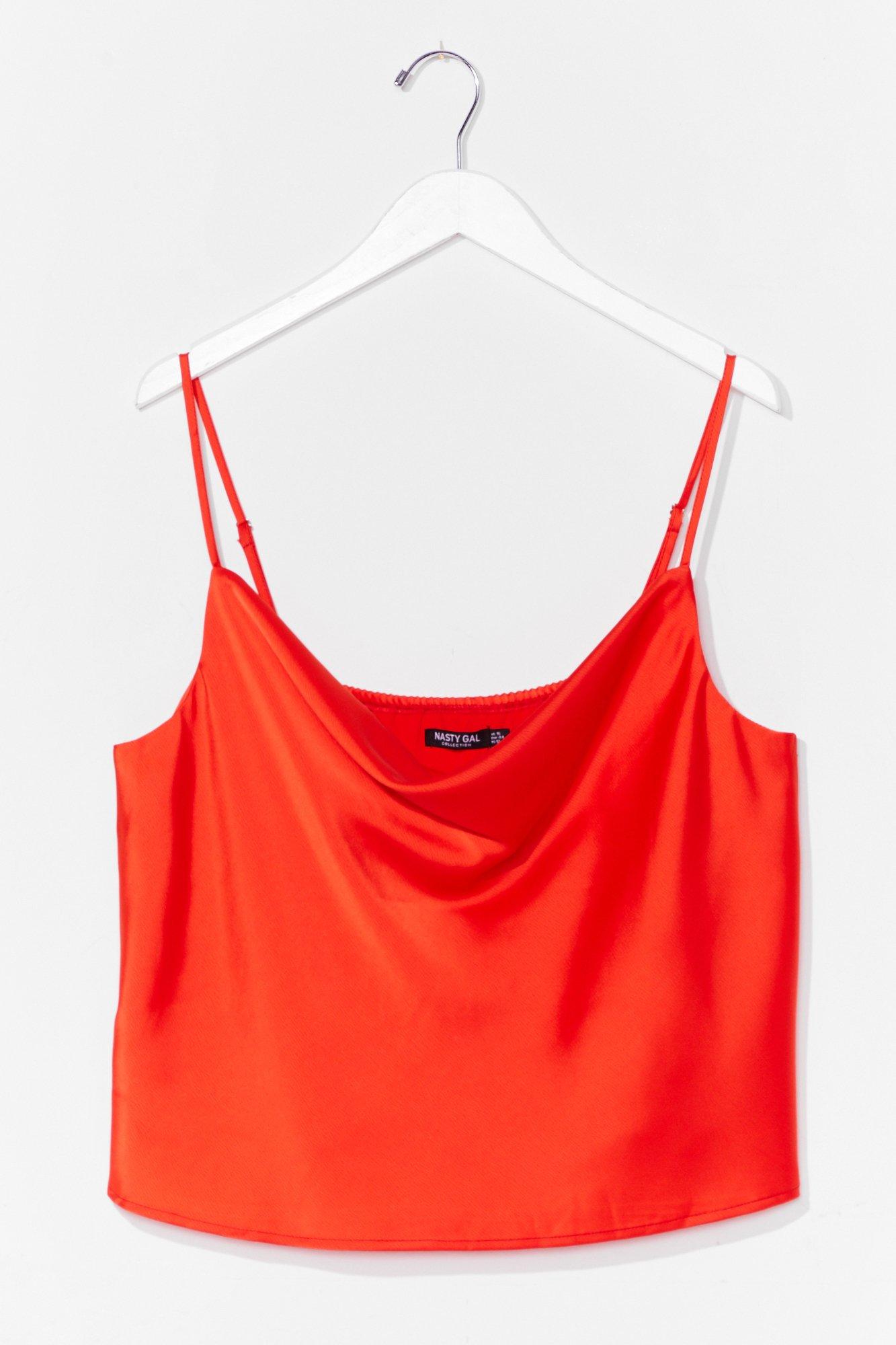 orange cami top