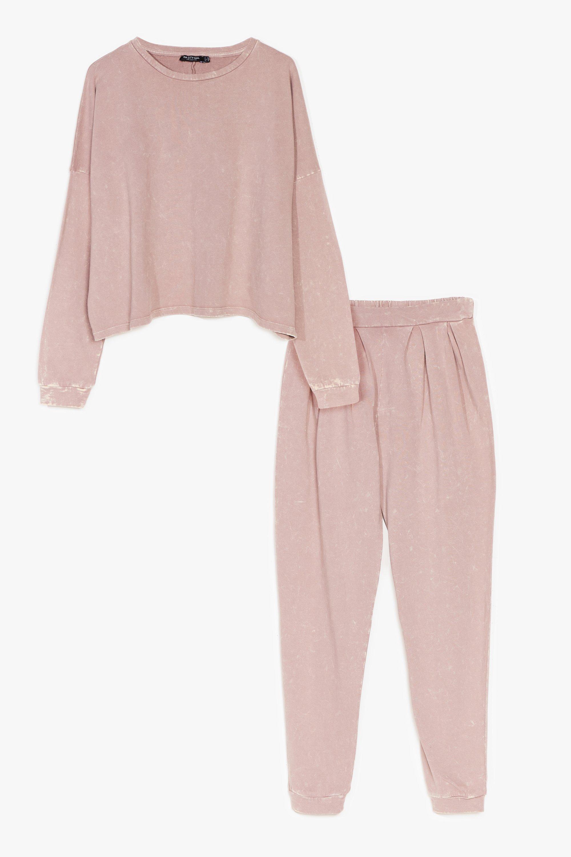 dusky pink sweatshirt