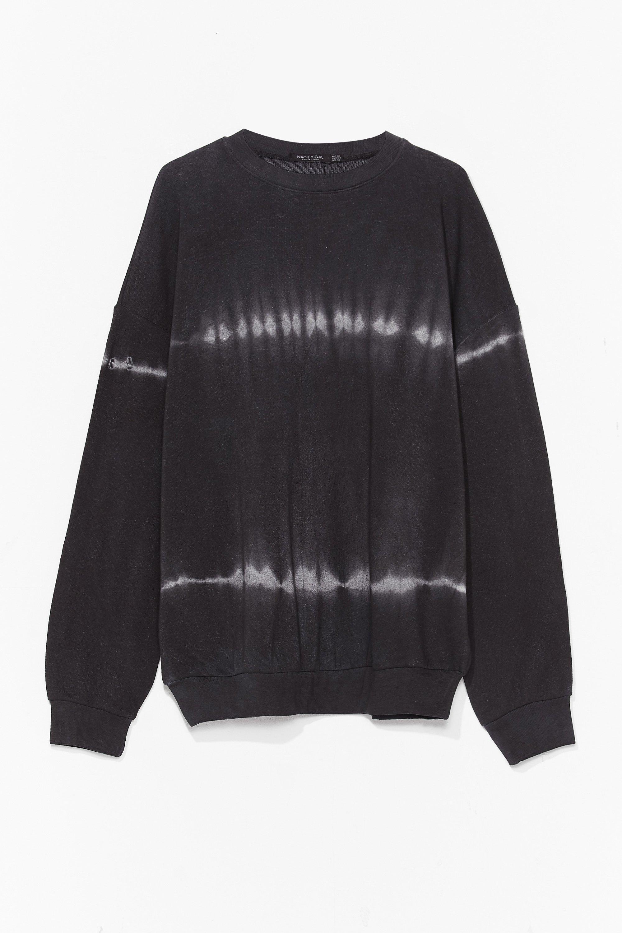 nasty gal tie dye sweatshirt