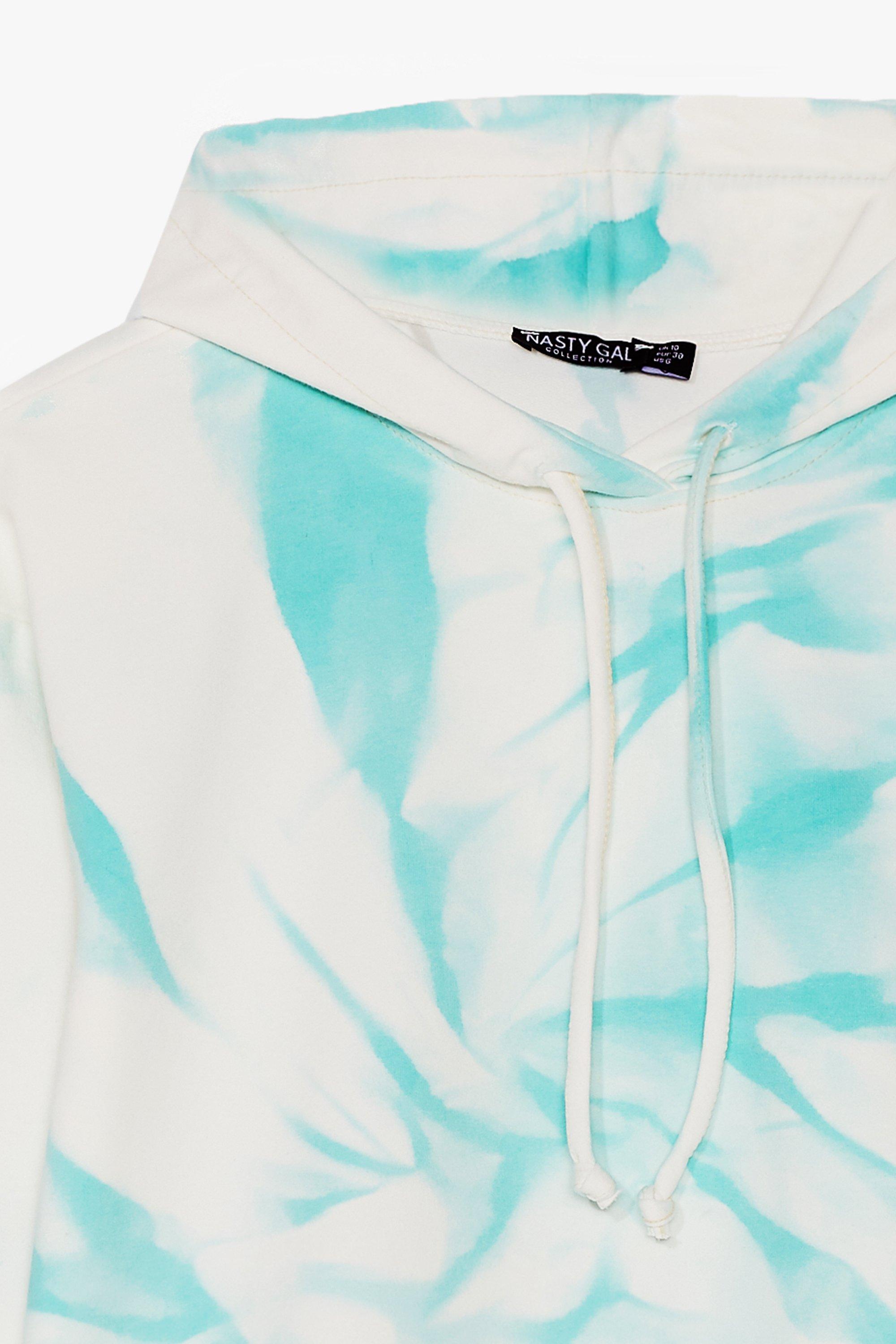 mint tie dye hoodie