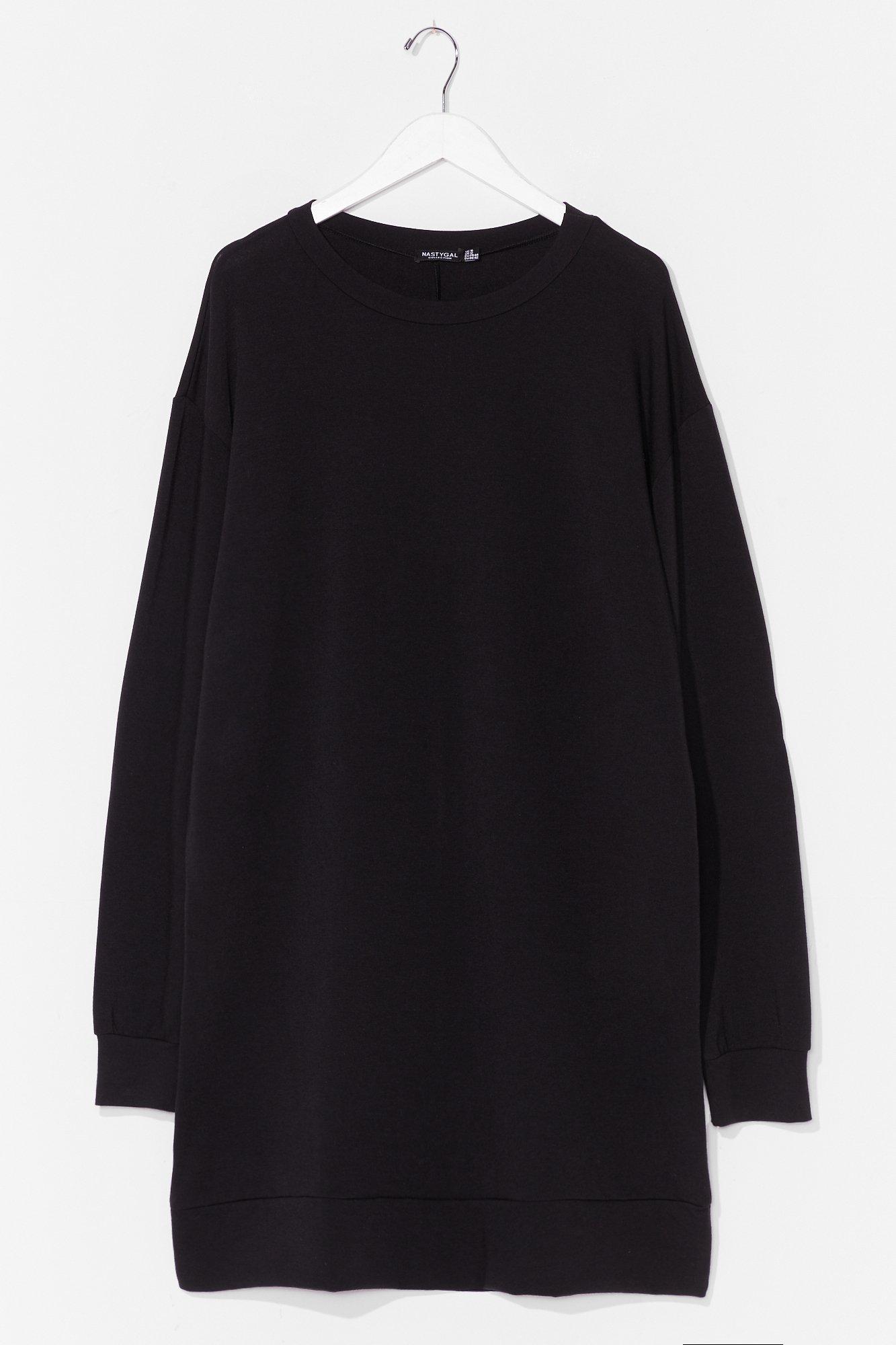 plus sweatshirt dress