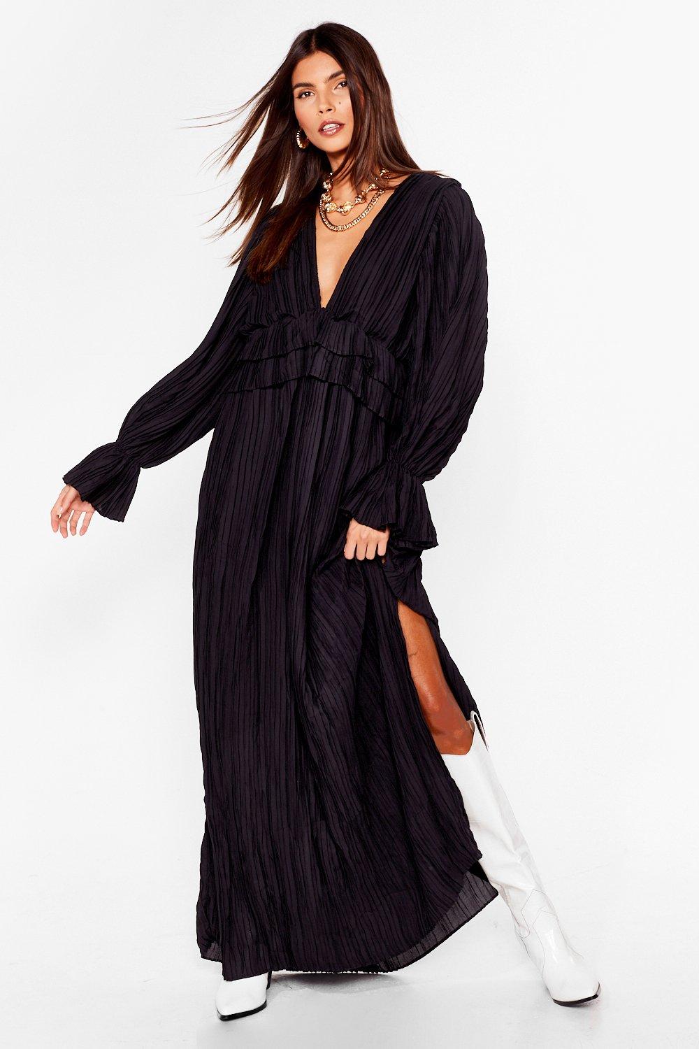maxi dress split leg
