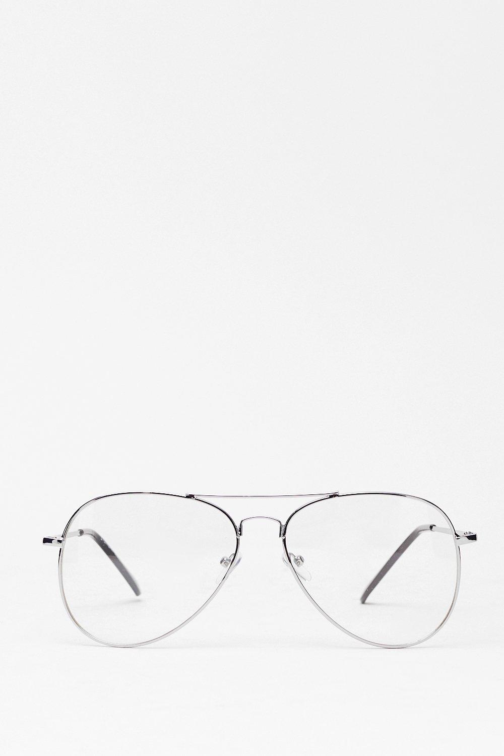 where to buy clear aviator glasses