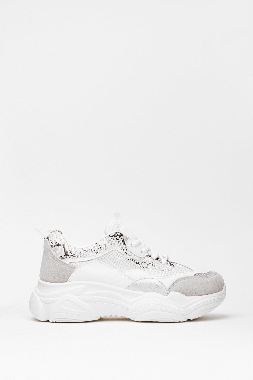 nasty gal white trainers