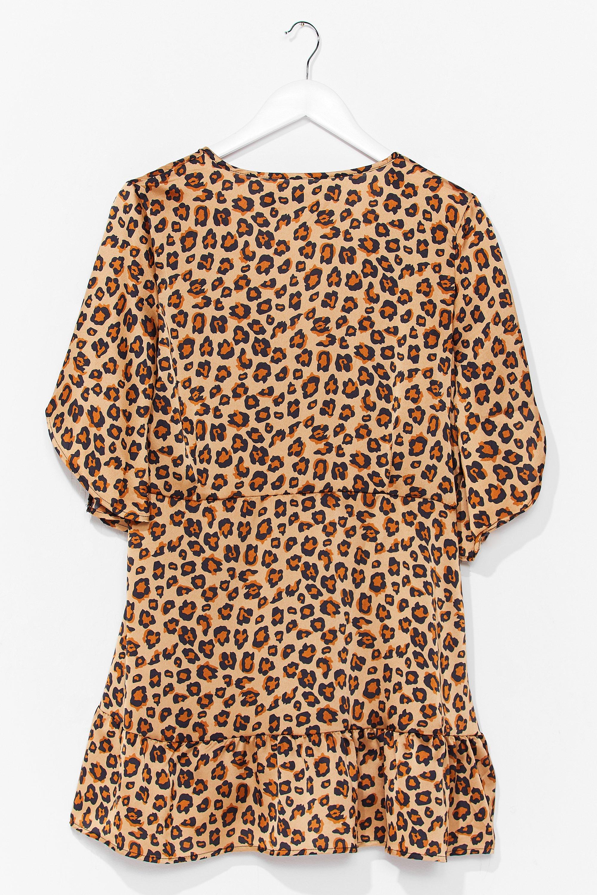 animal smock dress