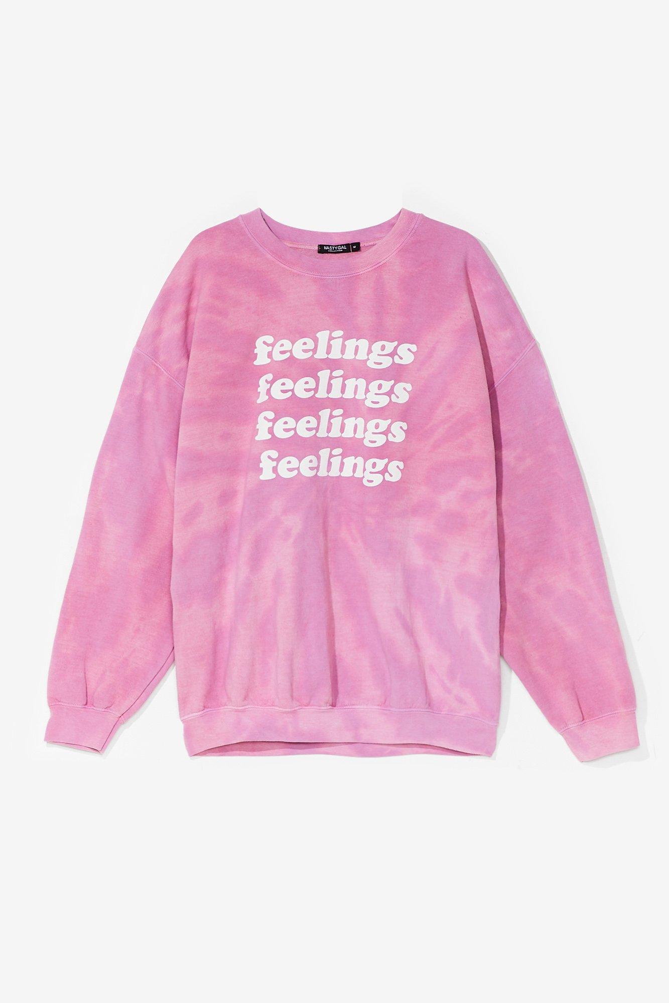 nasty gal tie dye sweatshirt