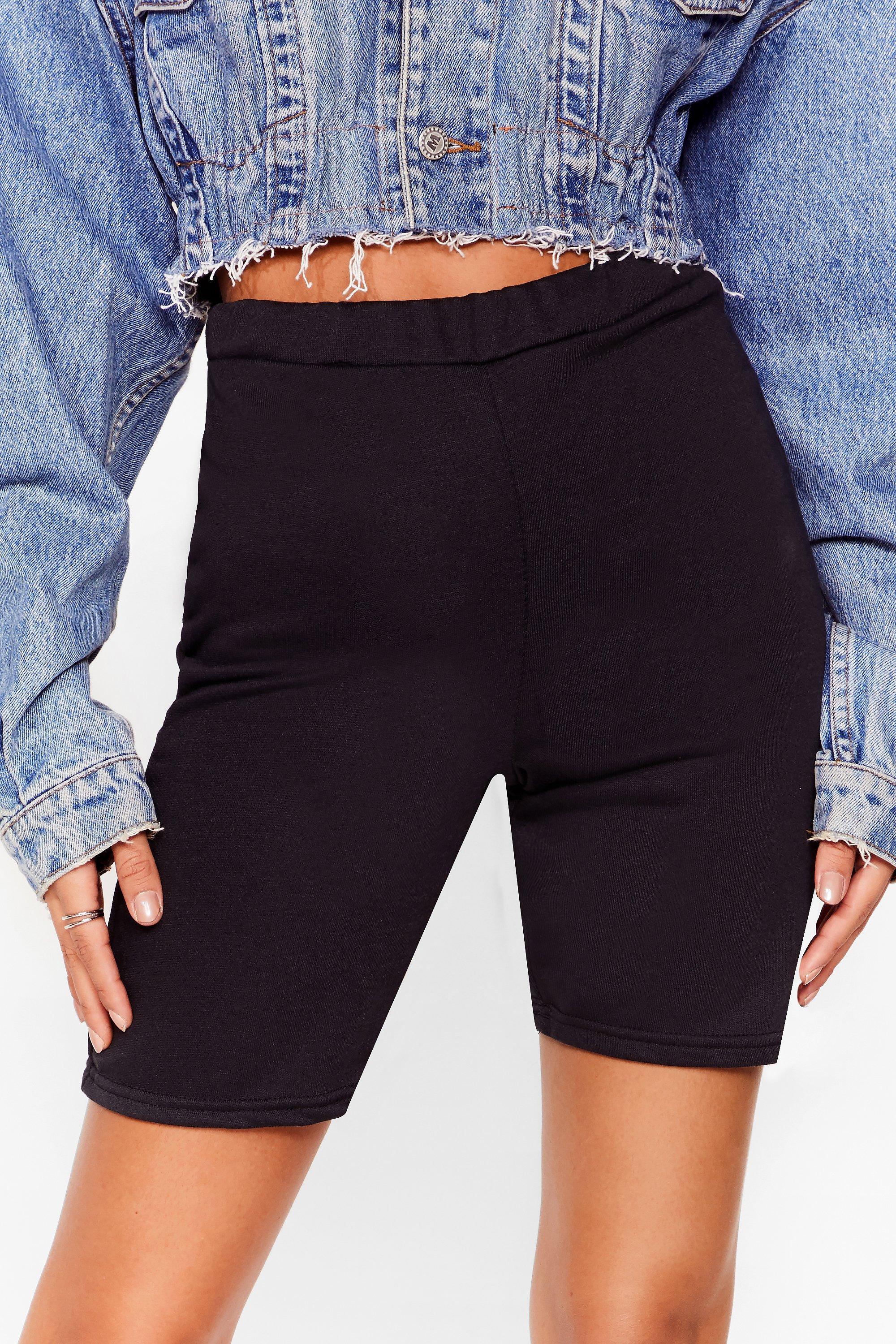 longline biker shorts