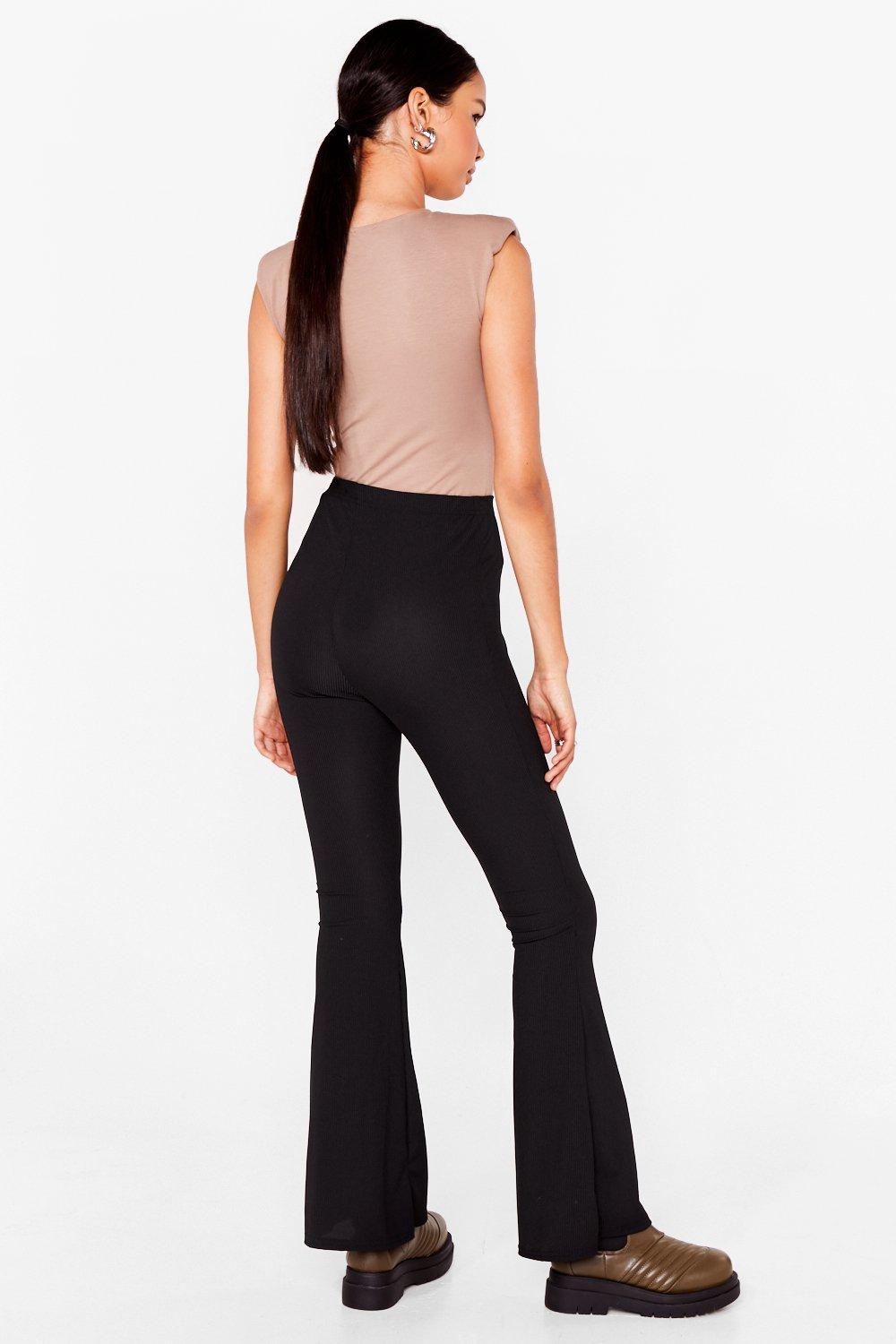 flared pants rib