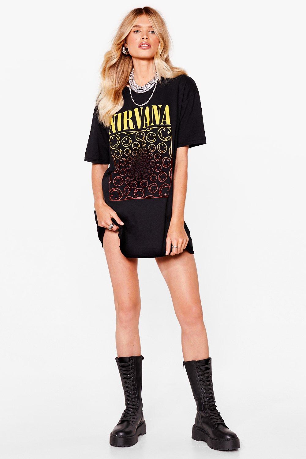 nirvana shirt dress