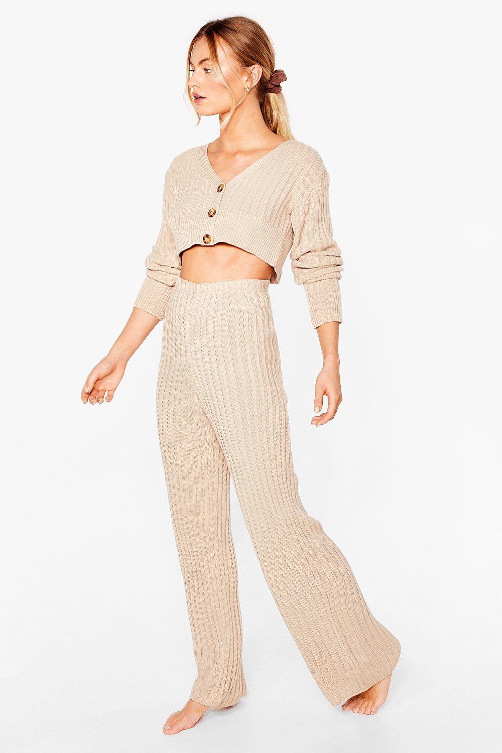 pants and cardigan set