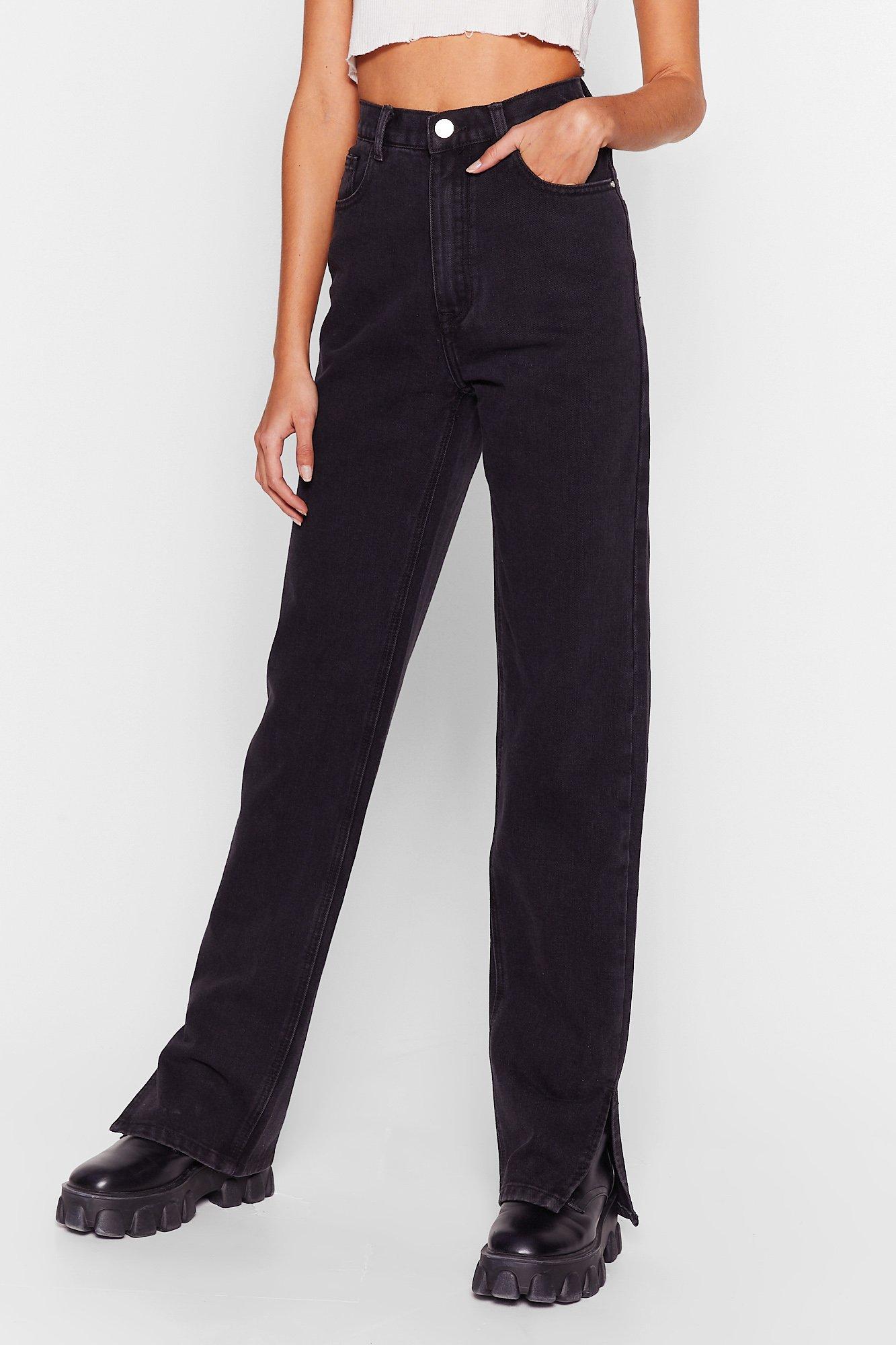 relaxed high waisted jeans