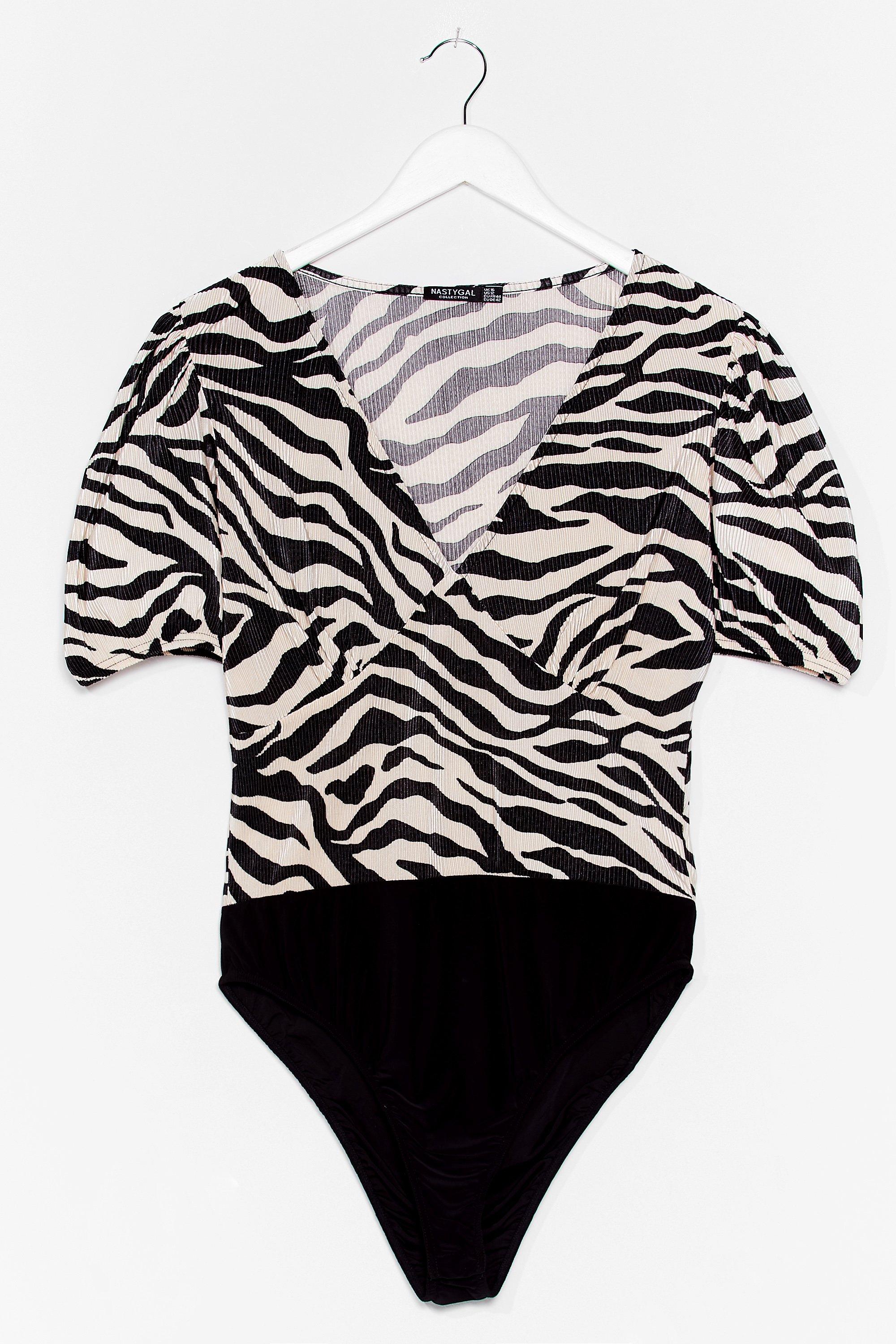 zebra bodysuit