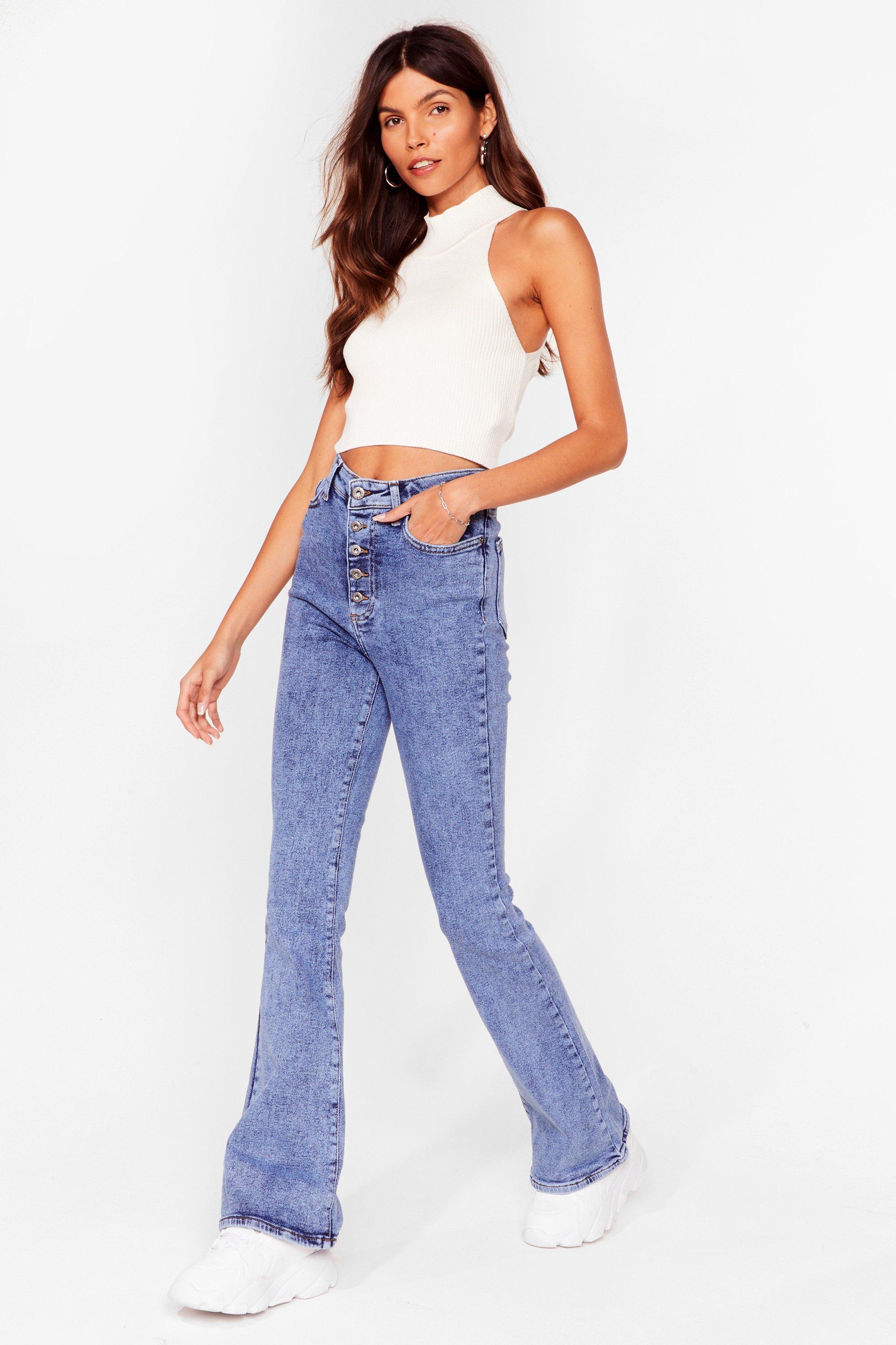 nasty gal flare jeans