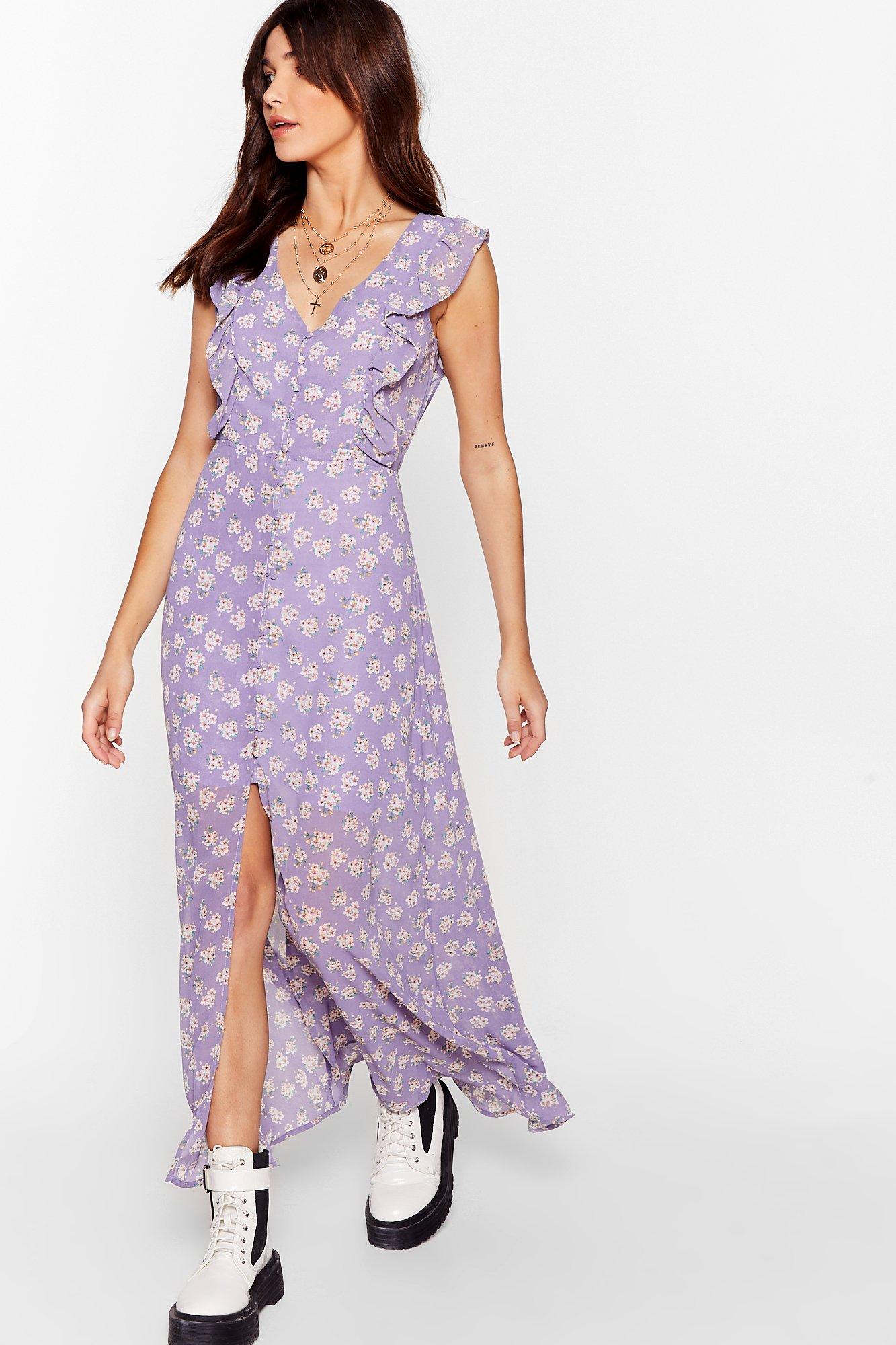 lilac spring dress