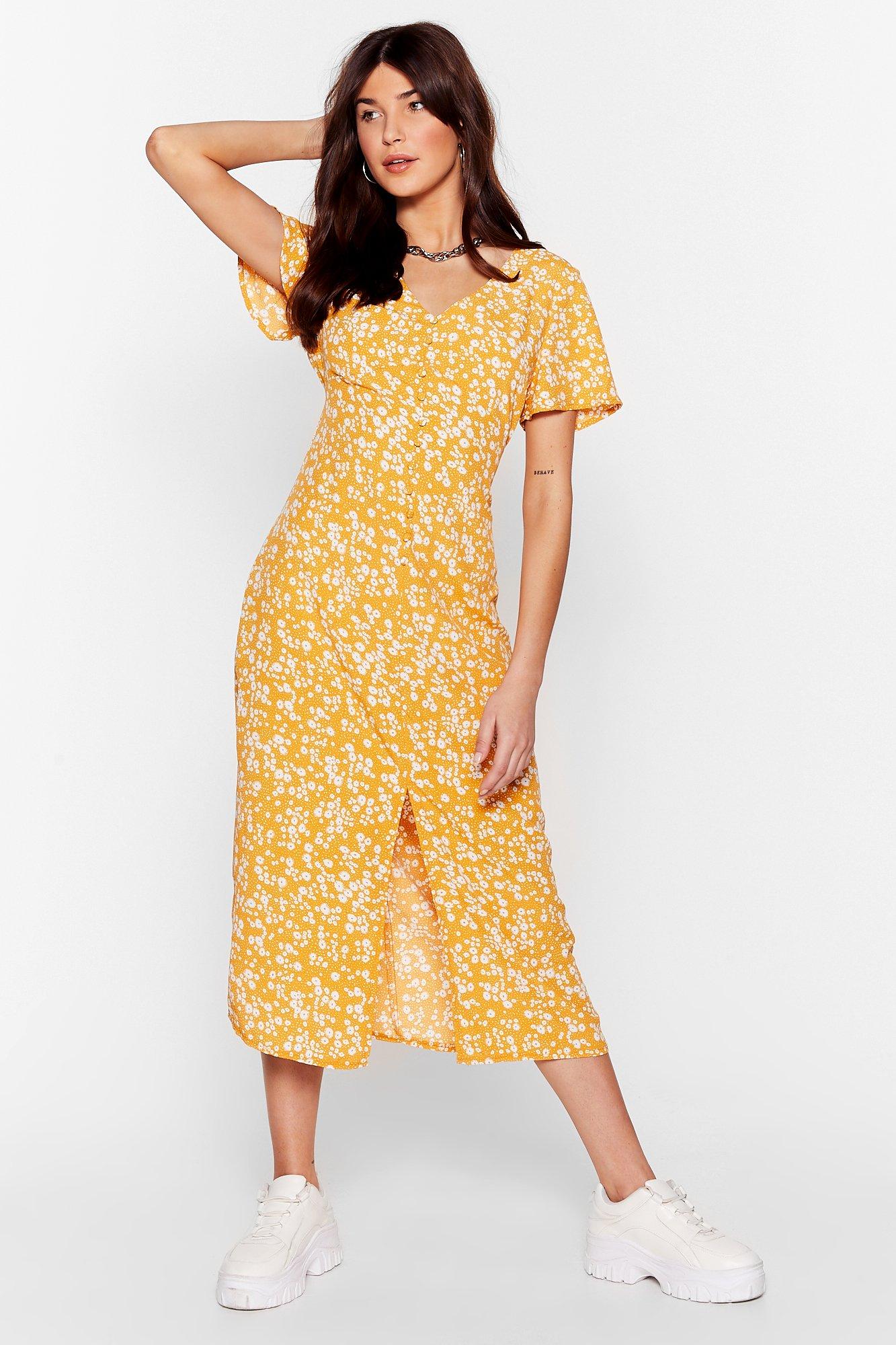 midi dress nasty gal