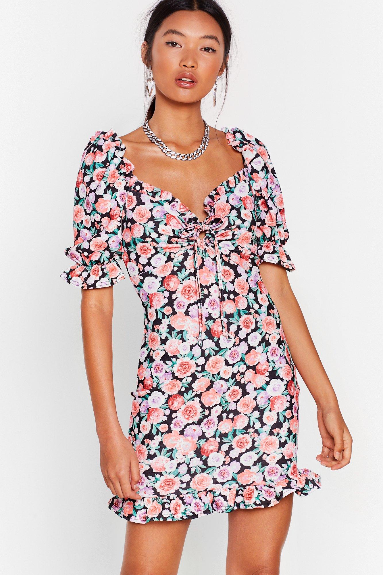 nasty gal tea dress