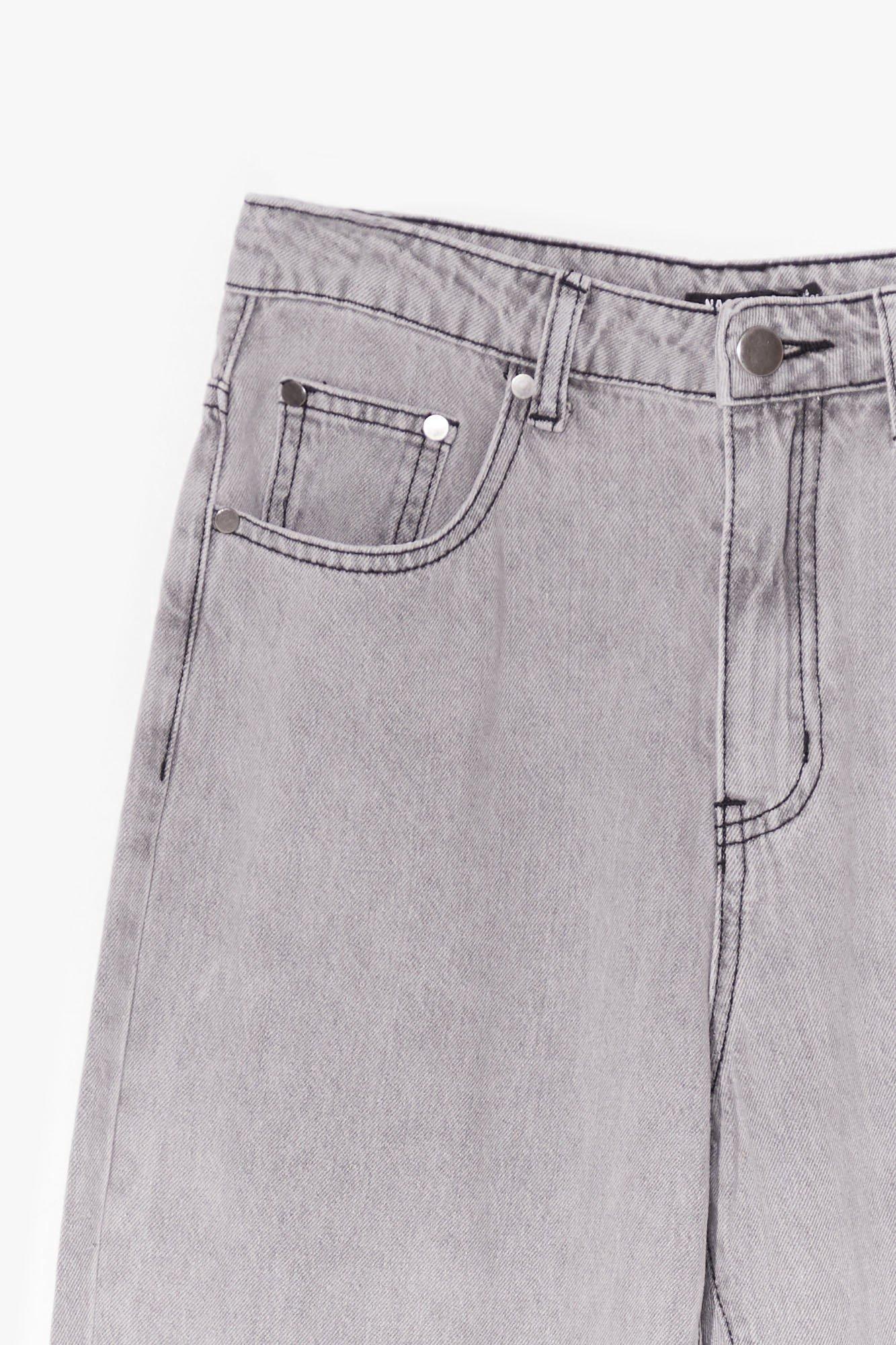 grey slouchy jeans