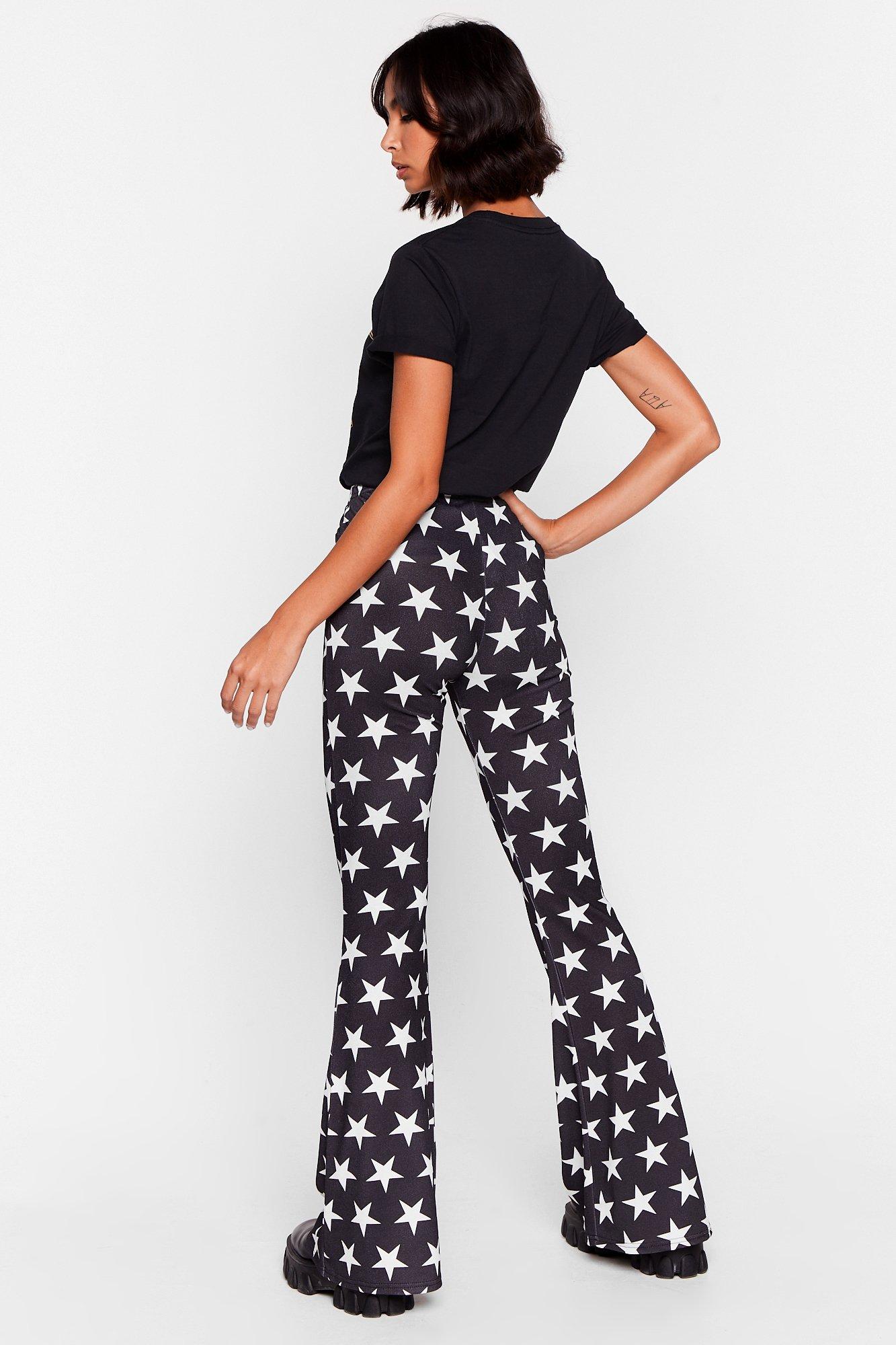 flared pants stars