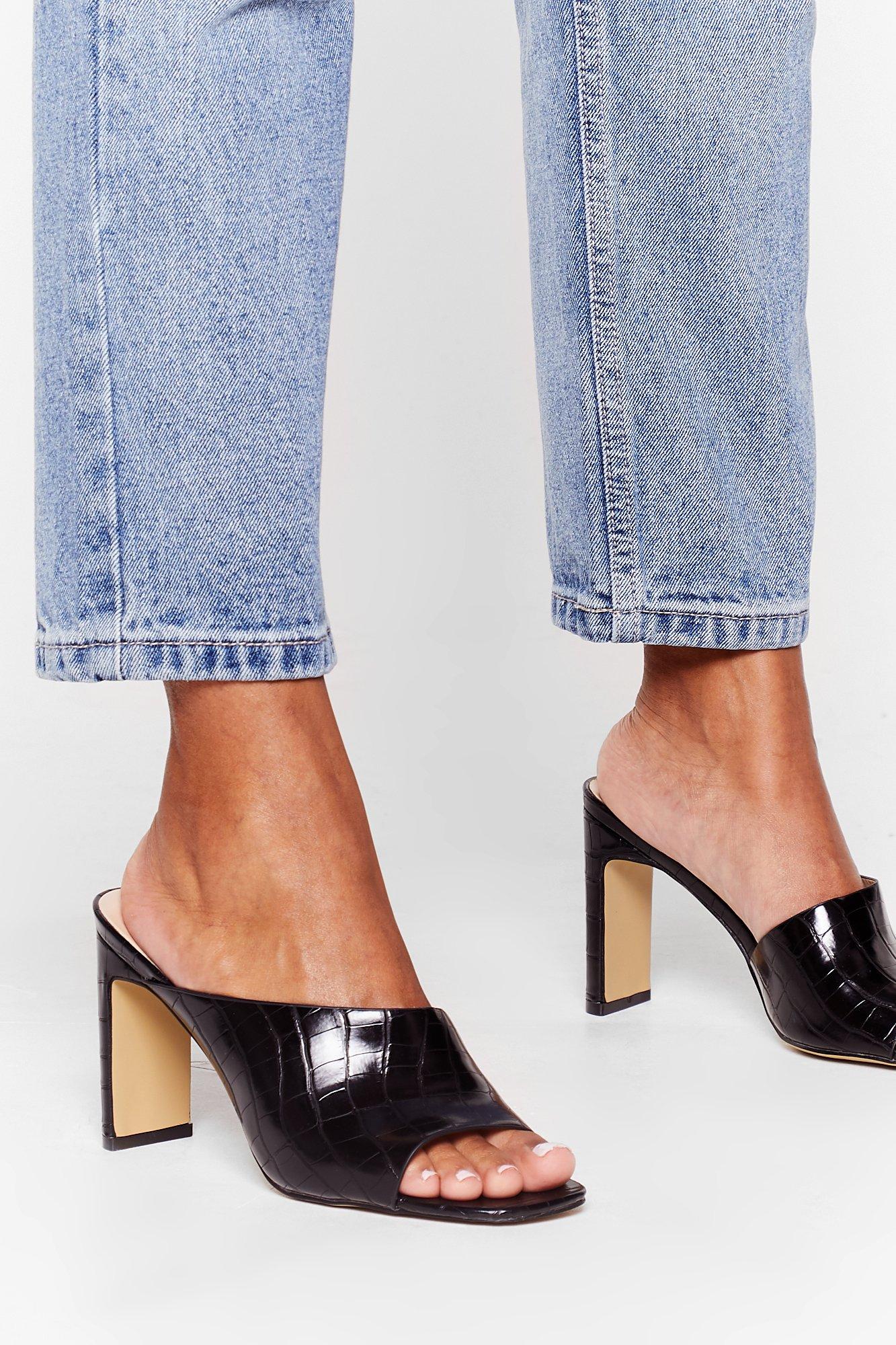 cheap mule heels