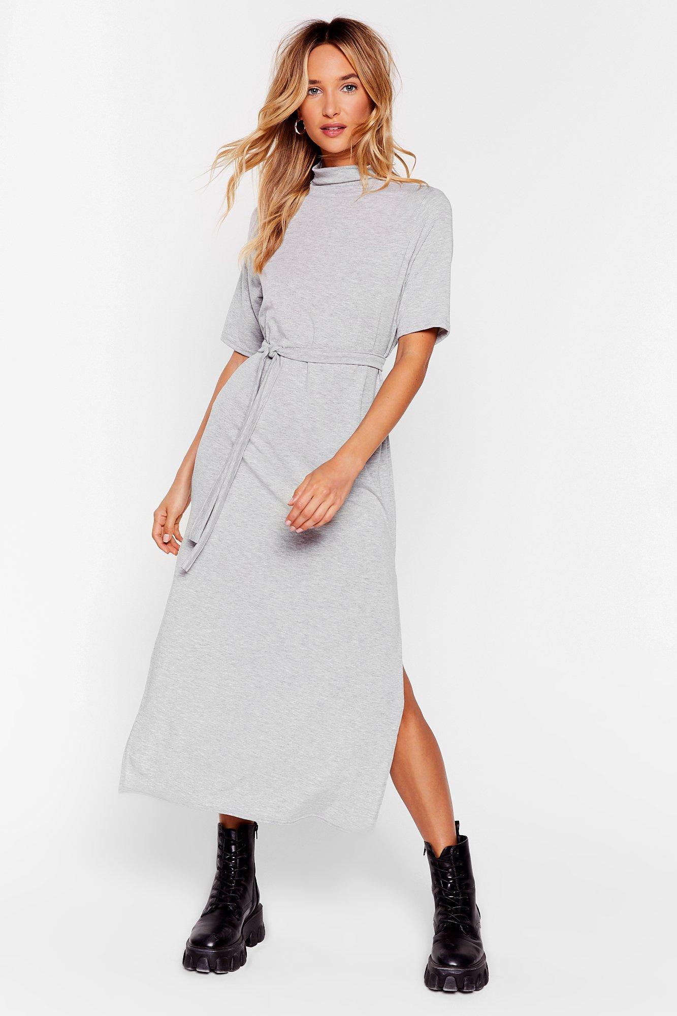 collar sweater dress