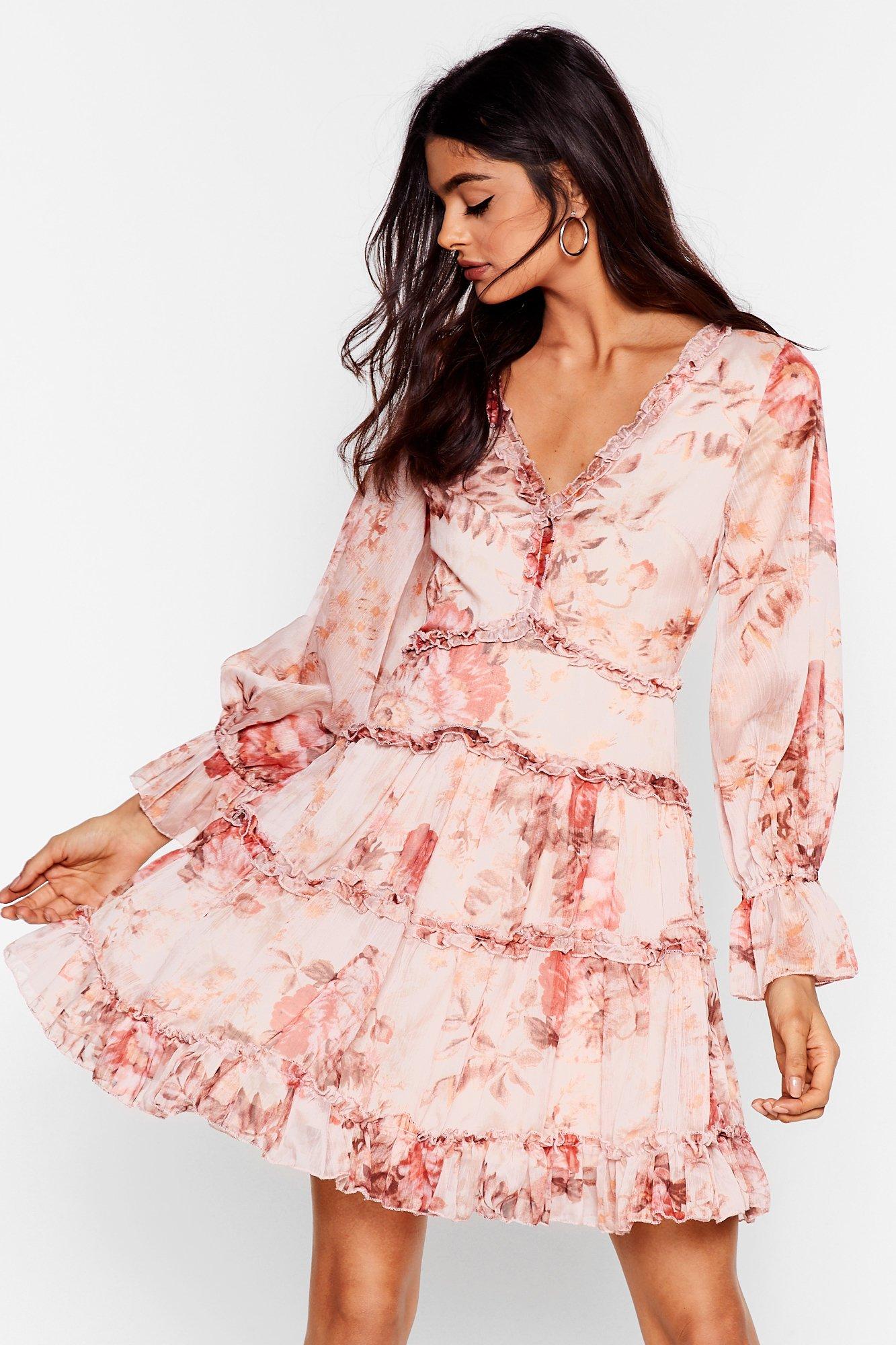 nasty gal pink dress