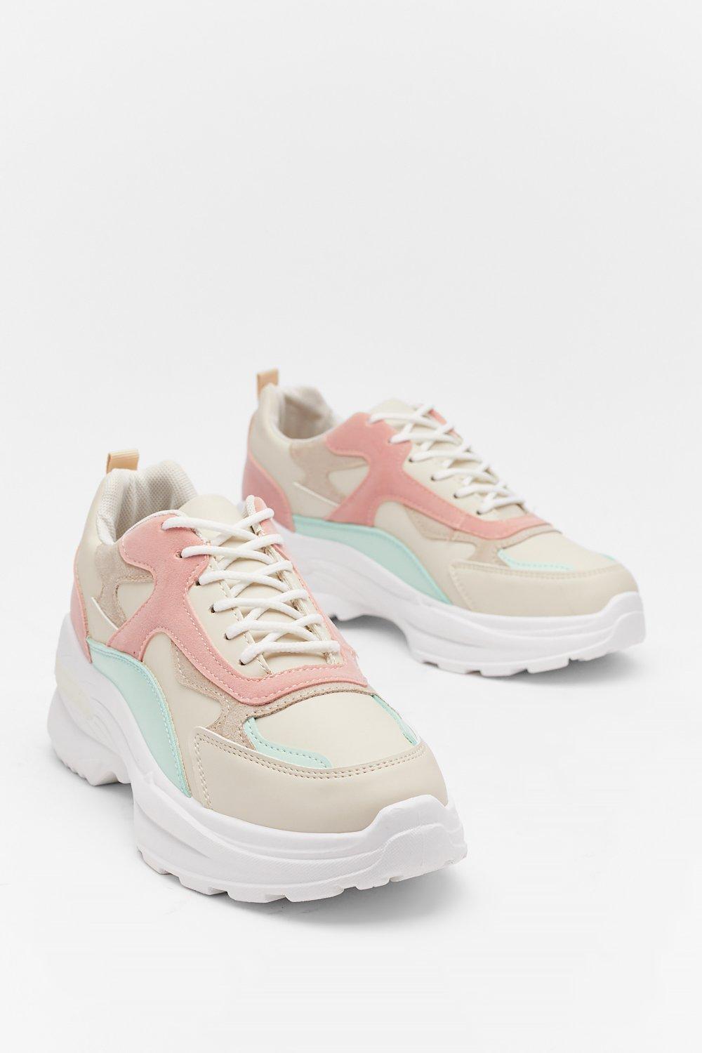Sole Chunky Colorblock Sneakers 