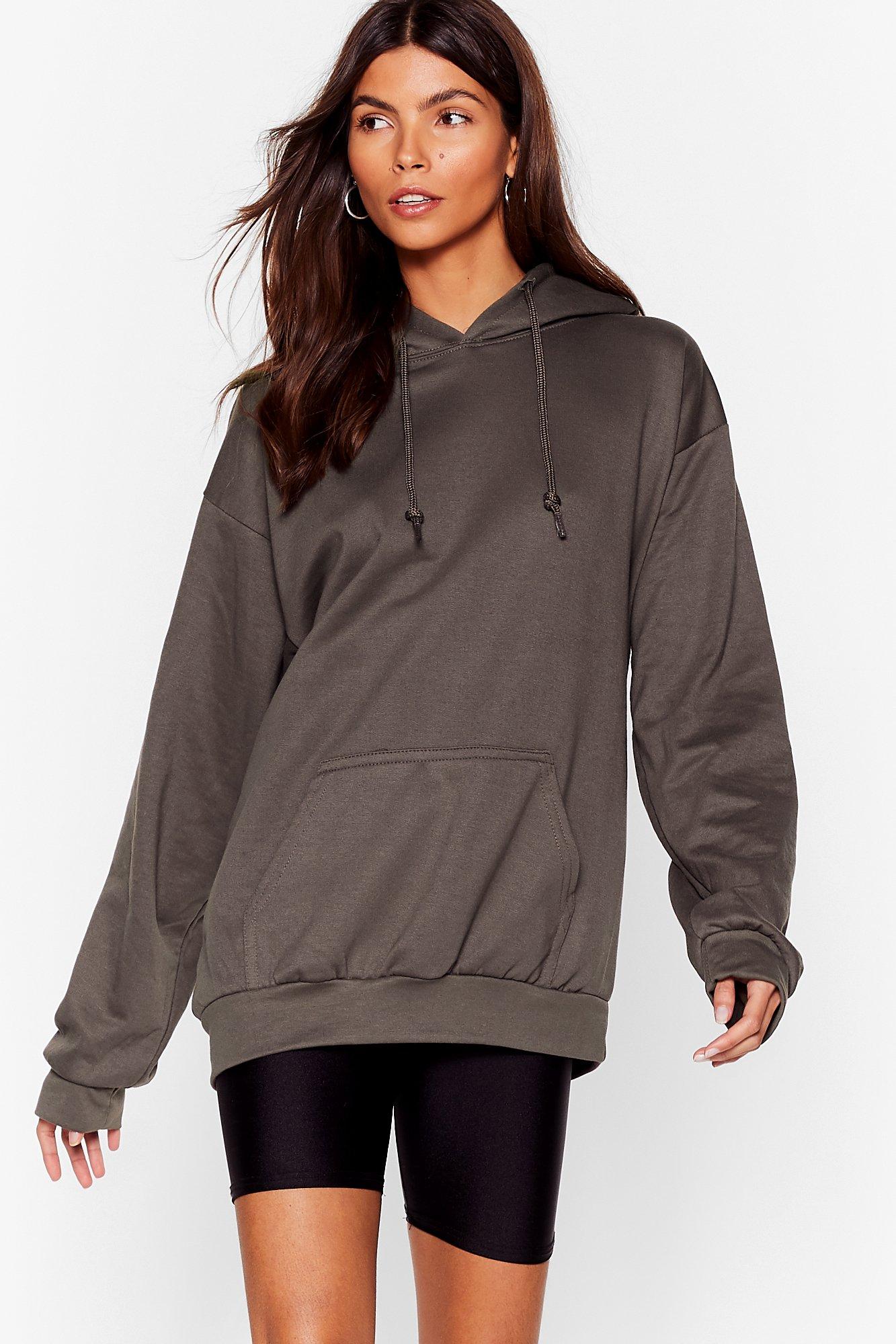 charcoal oversized hoodie