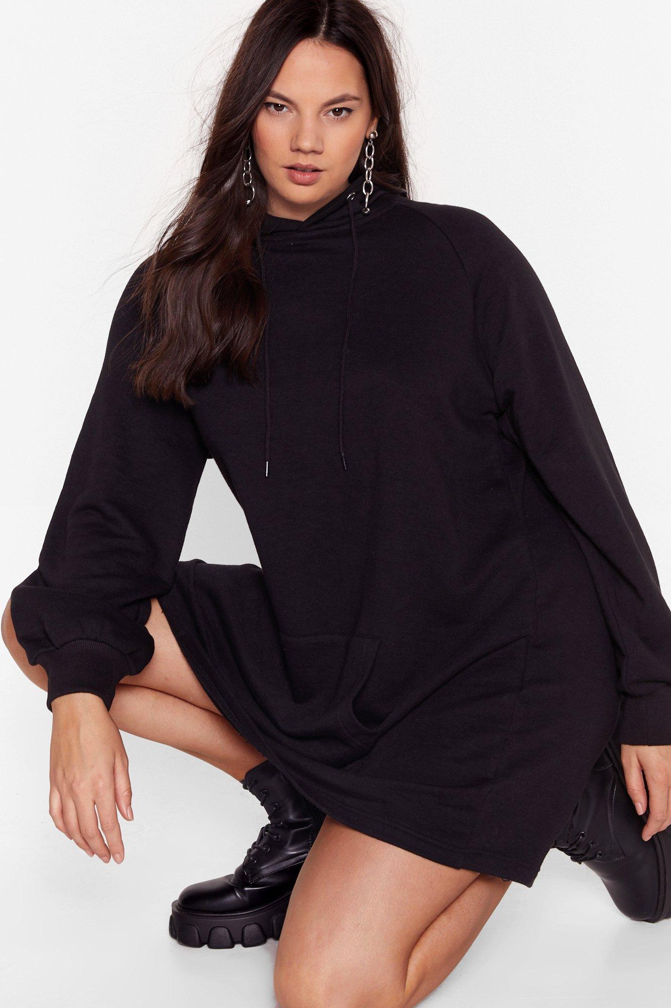 robe sweat a capuche grande taille